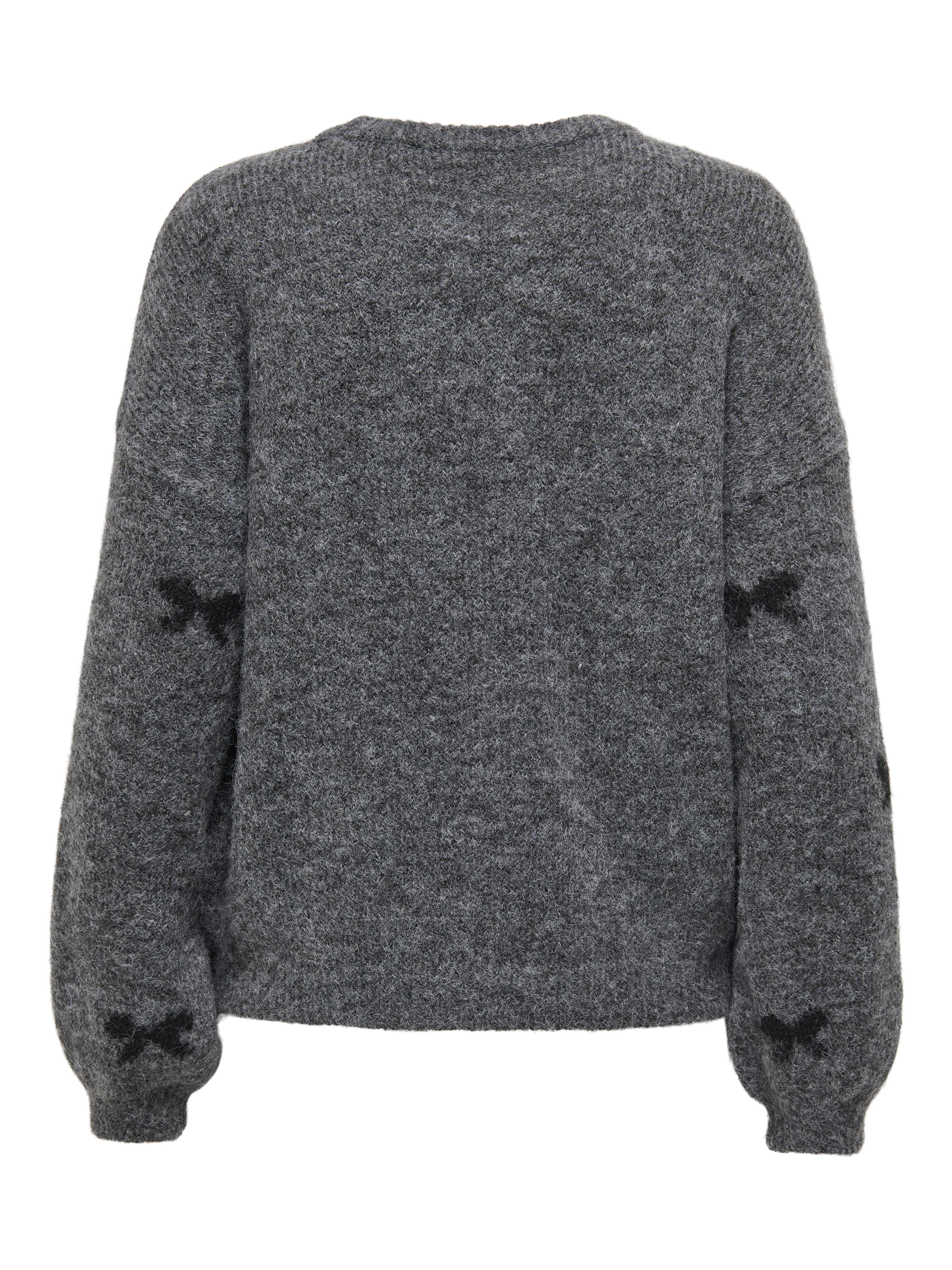 ONLY Rundhalspullover ONLBRUNHILDA LIFE LS BOW O-NECK KNT