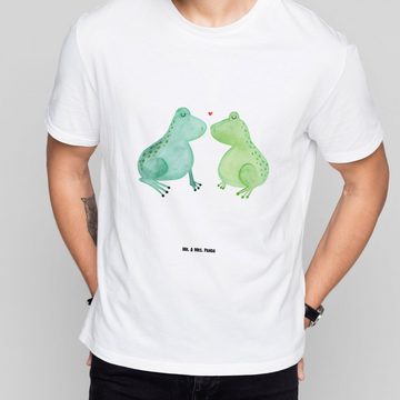 Mr. & Mrs. Panda T-Shirt Frosch Liebe - Weiß - Geschenk, Frauen, Shirt, Jubiläum, Verheiratet, (1-tlg)