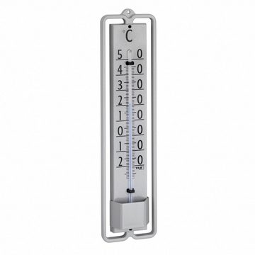 TFA Dostmann Gartenthermometer TFA 12.2001 analoges Innen-Außen-Thermometer aus Metall