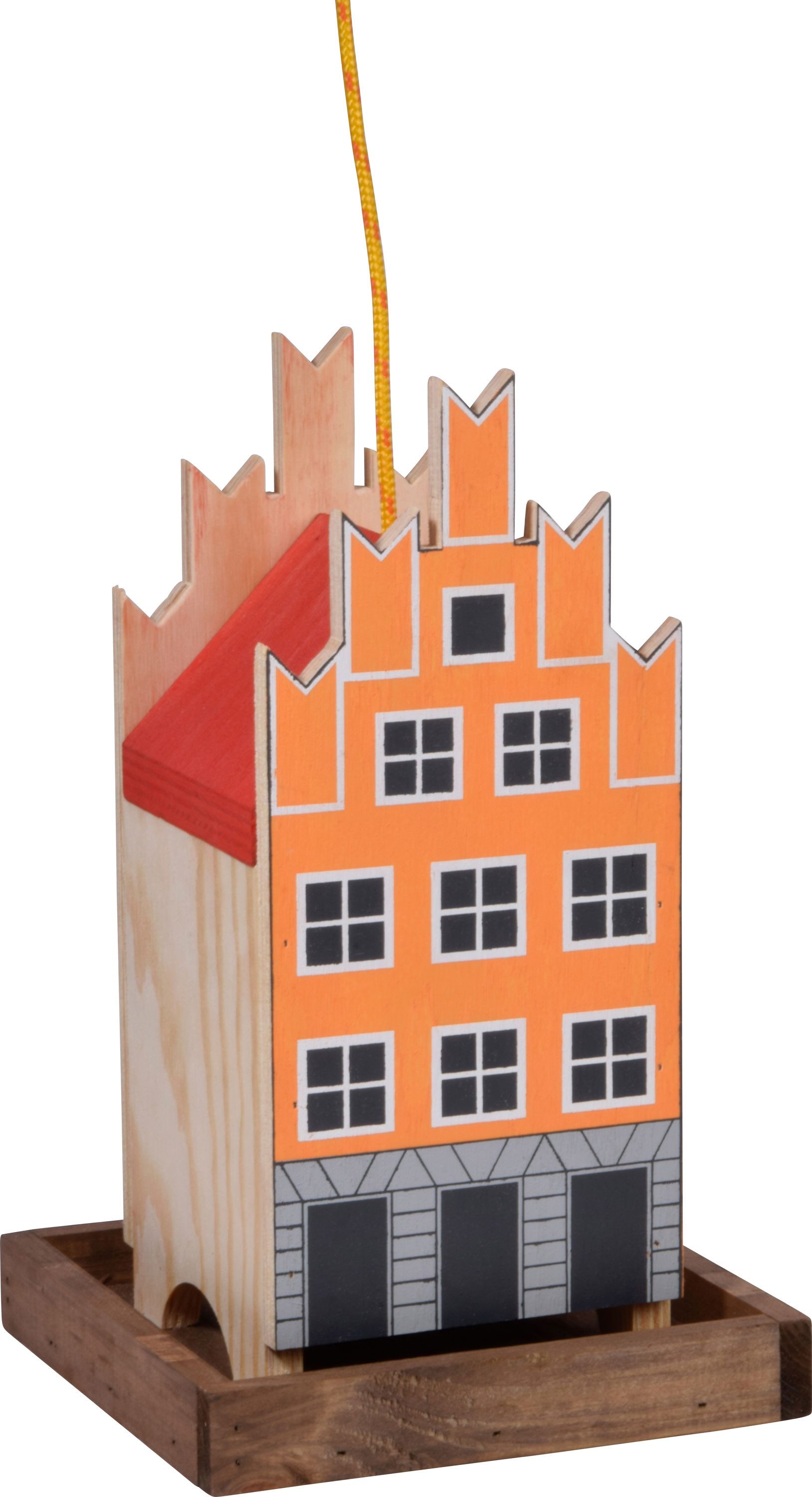 Futterhaus Buntes Deko-Vogelhaus "Münster"