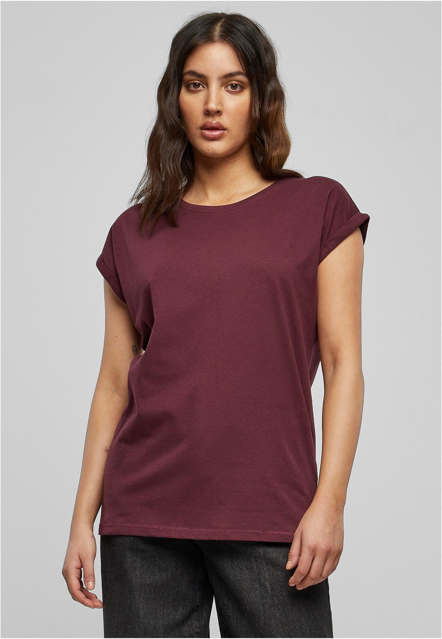 URBAN CLASSICS Rundhalsshirt Ladies Extended Shoulder günstig online kaufen