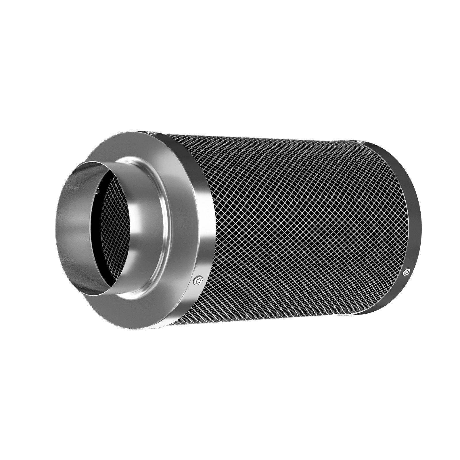 CannoBox Aktivkohlefilter Geruchsfilter Aktivkohlefilter 150 mm-für Growbox Zelt Schrank Abluft, 15 cm Durchmesser,430 CFM,100 m³/h,30cm die Höhe, für Growzelt