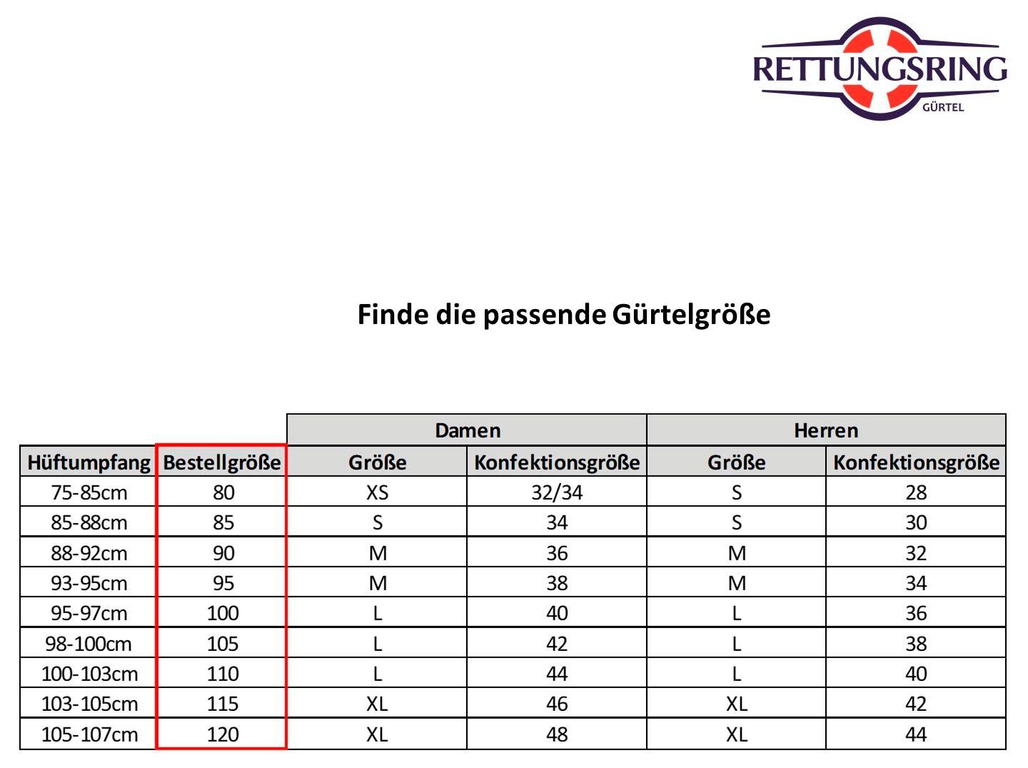Rettungsring Gürtel Ledergürtel
