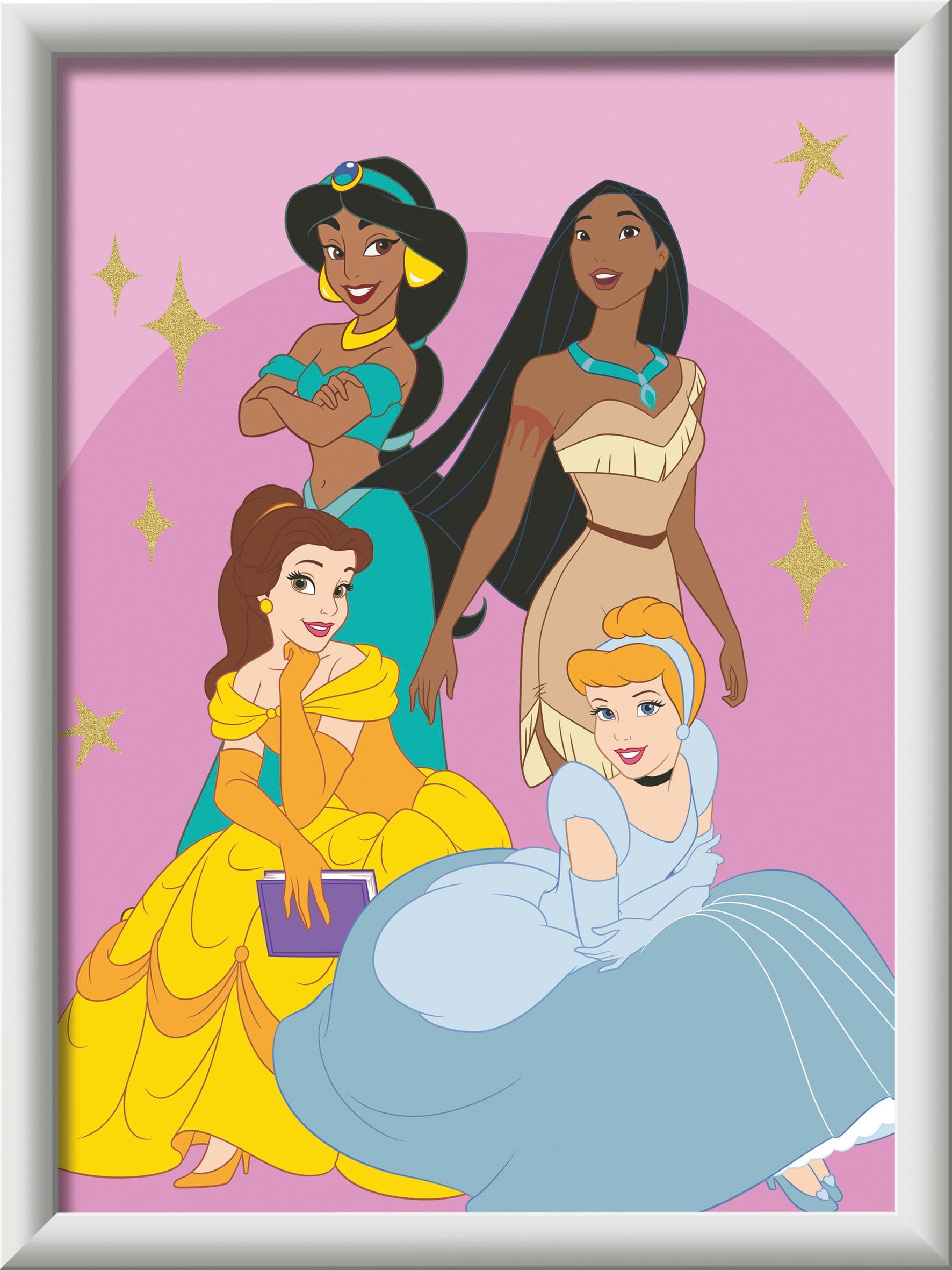 Ravensburger Malen nach Zahlen Disney Prinzessinnen, Made in Europe
