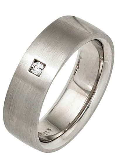 JOBO Diamantring, 925 Silber mit Diamant