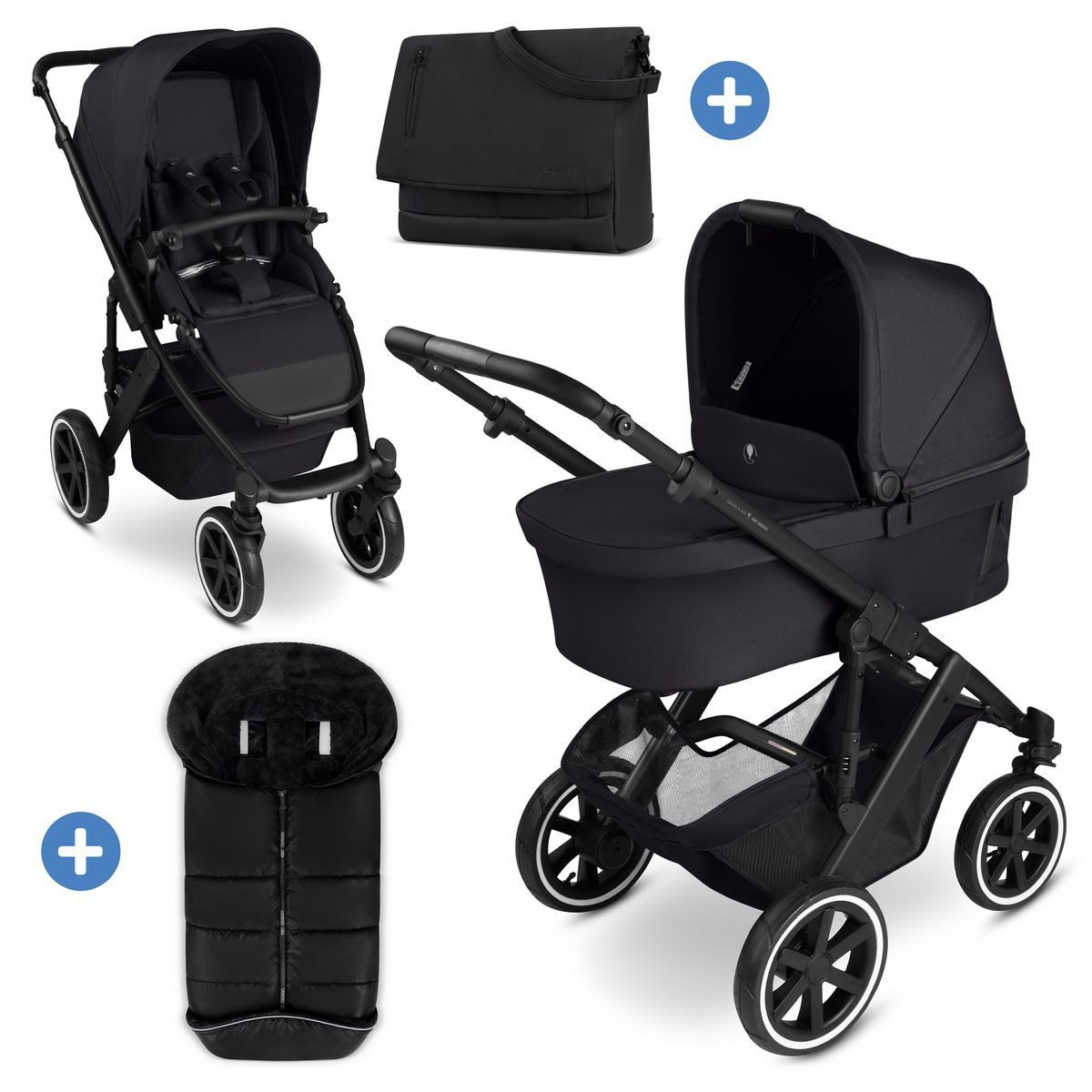Kombi-Kinderwagen Salsa 5 Air - Pure - Coal