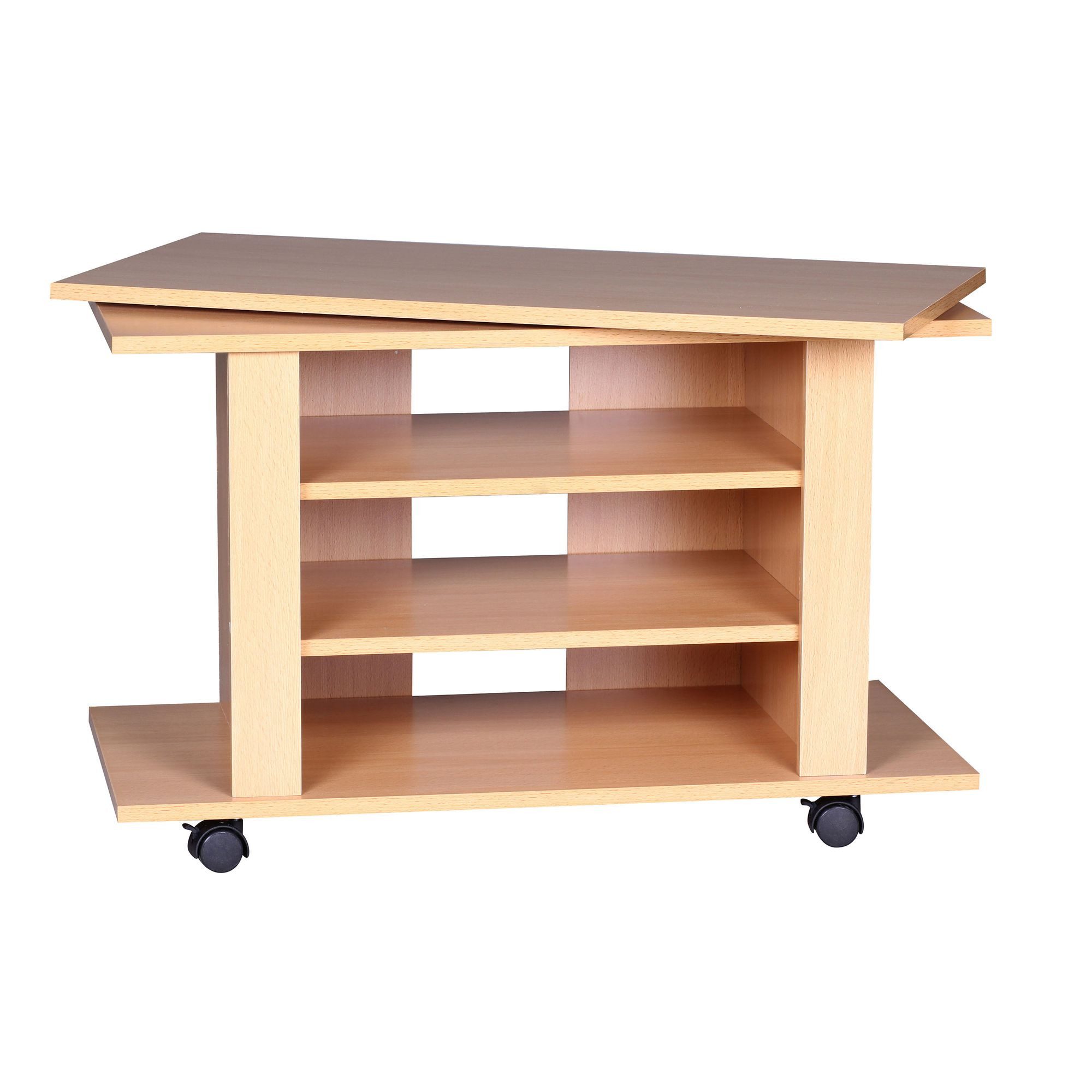 FINEBUY Lowboard FB36667 (Buche 75x38x51, TV-Board günstig online kaufen