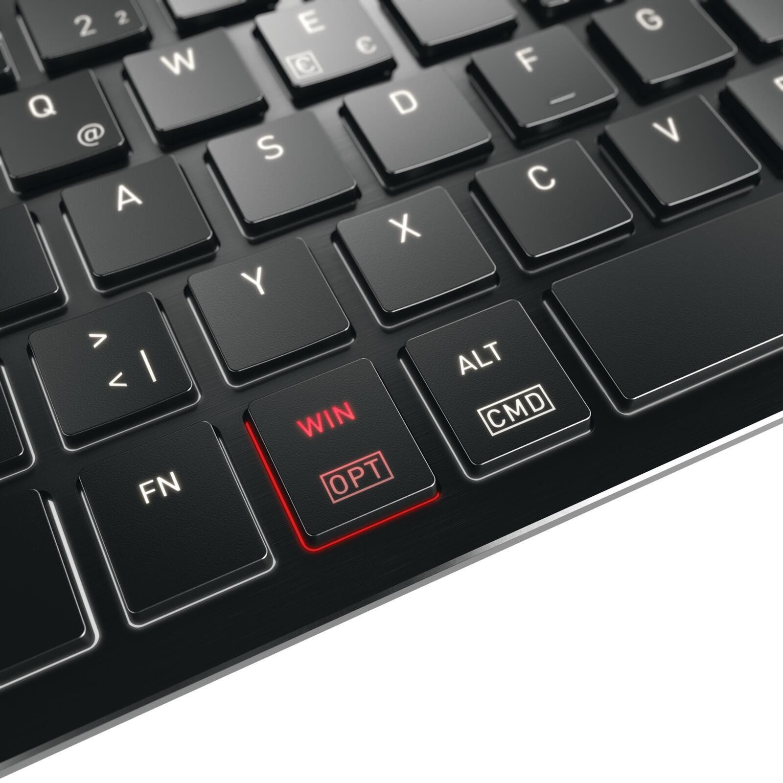 CHERRY KW X ULP 2.0 Mini Wireless Tastatur DE TKL 75% sw – Bild 4 von 5