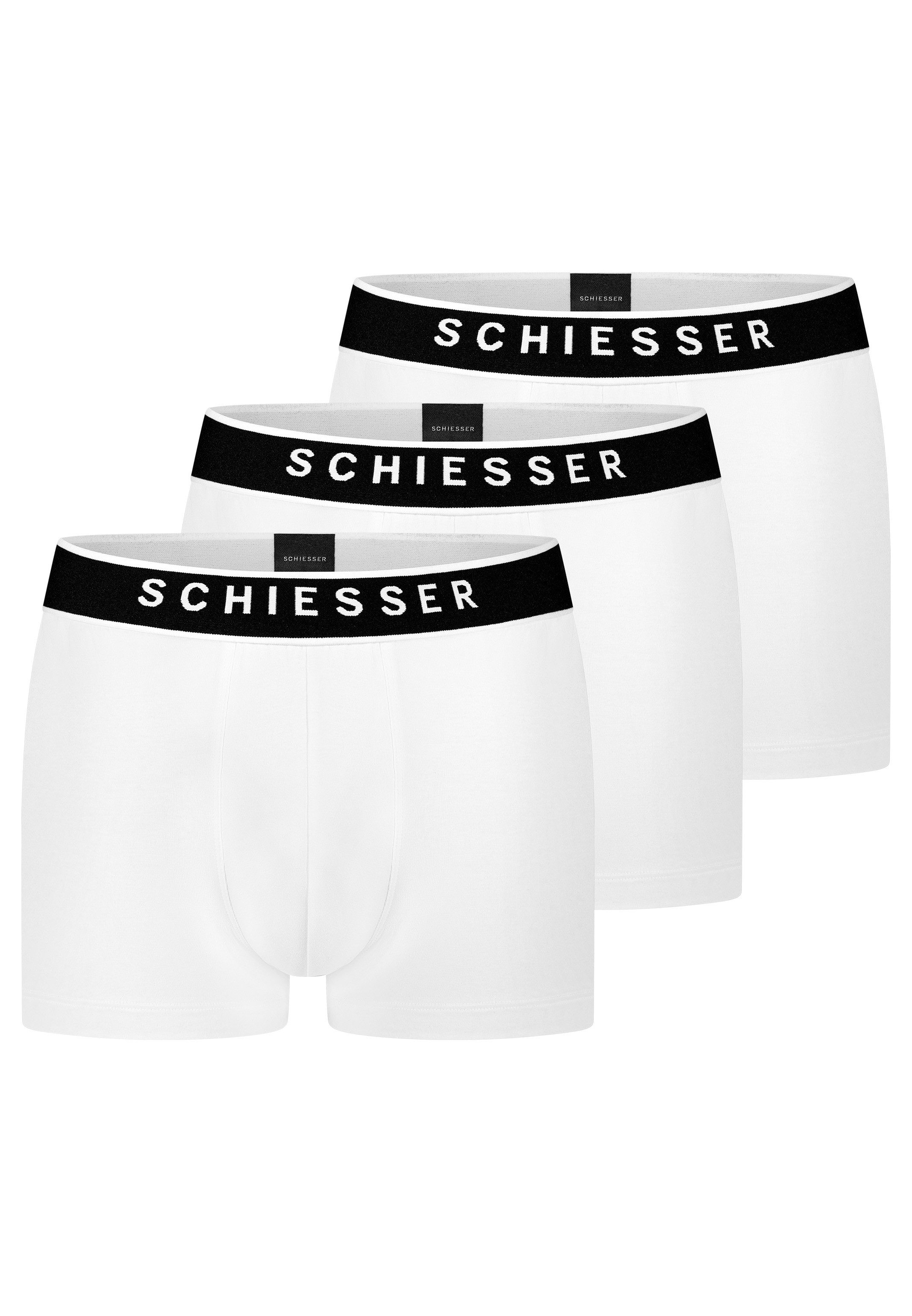 Schiesser Retro Boxer 3er Pack - 95/5 - Cotton (Spar-Set) Retro Short / Pant - Baumwolle - ohne Eingriff