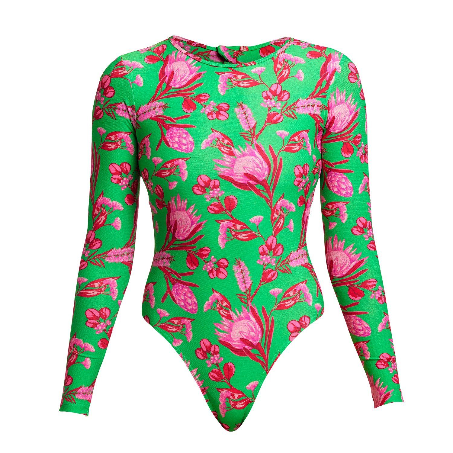 Funkita Badeanzug Long Shot Damen Desert Pea (Langarm)