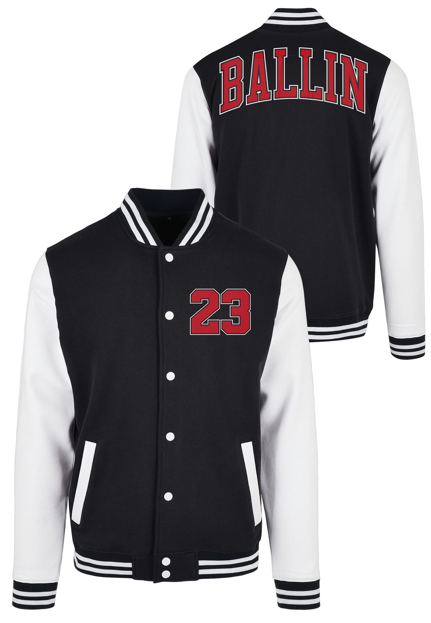 Collegejacke MisterTee Herren Ballin 23 College Jacket