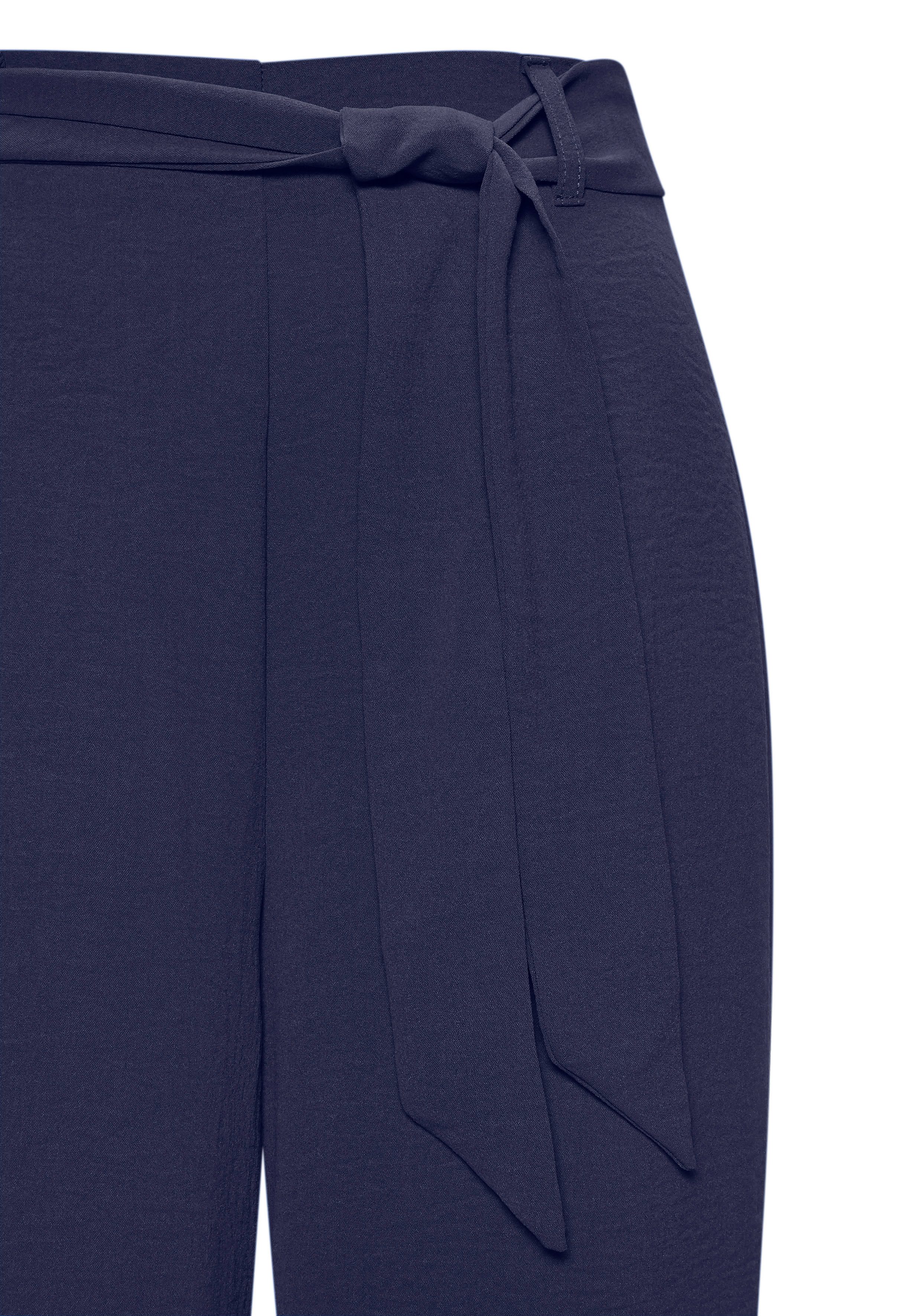 Schlupfhose mit weitem Bein und bequemer Passform