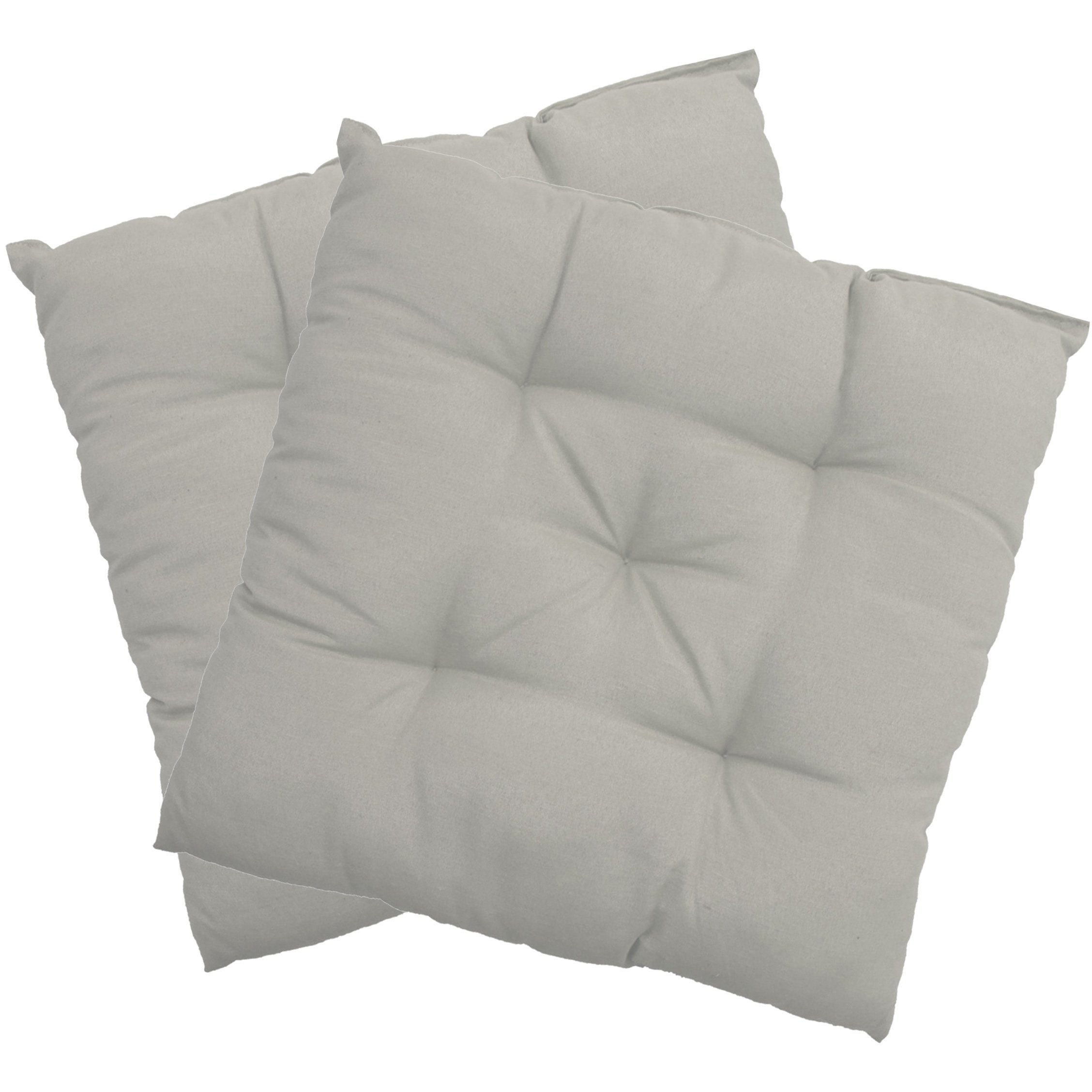 NYVI Stuhlkissen Sitzkissen Genua 2er Set - Dekokissen Sitzauflage für Indoor & Outdoor, Komfortabel & Robust, Gartenstuhlauflagen für 40x40 cm große Stühle. Reduzierter Preis € 18,99. Unverbindliche Preisempfehlung € 23,99