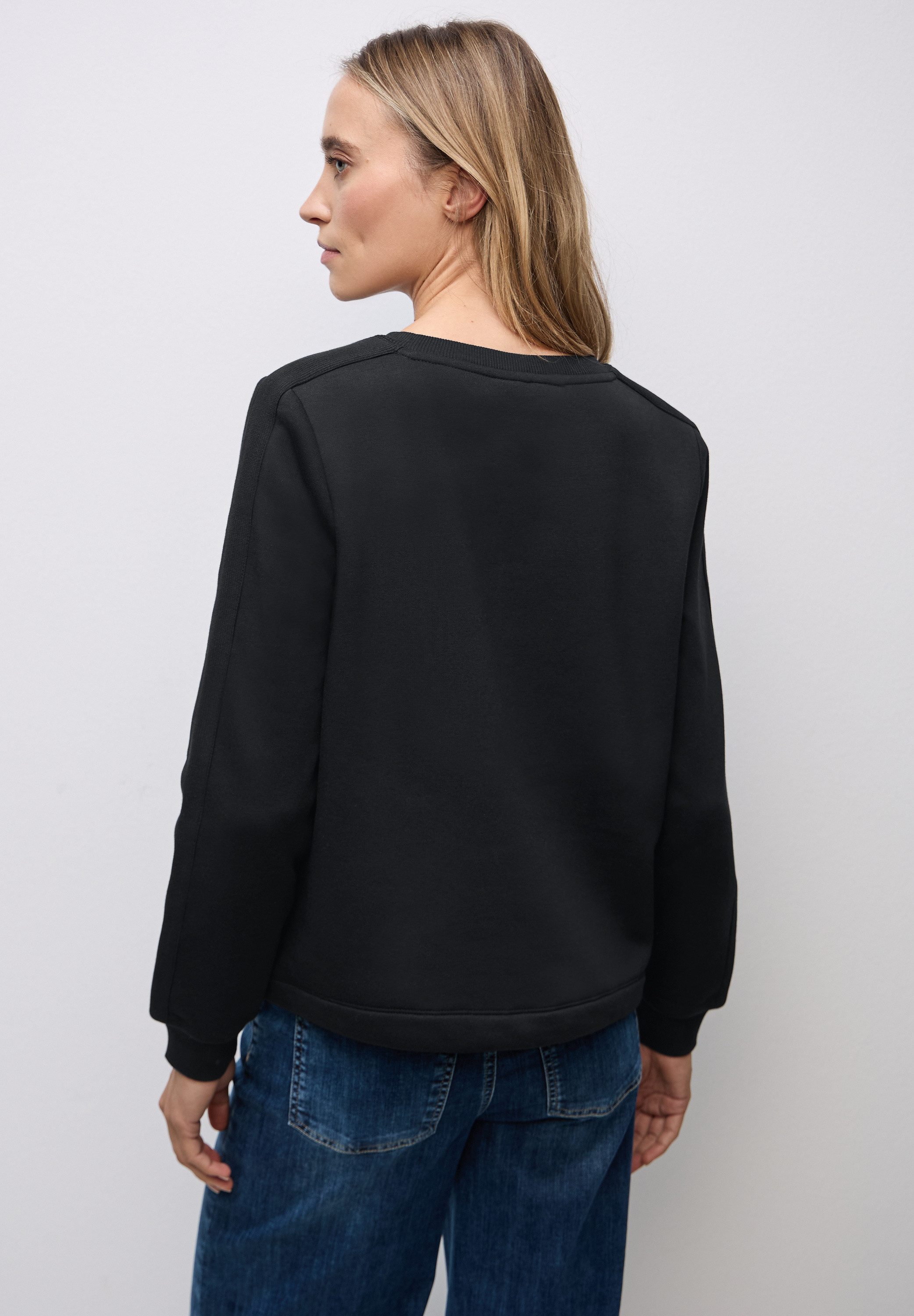 STREET ONE Sweatshirt mit Tunnelzug am Saum
