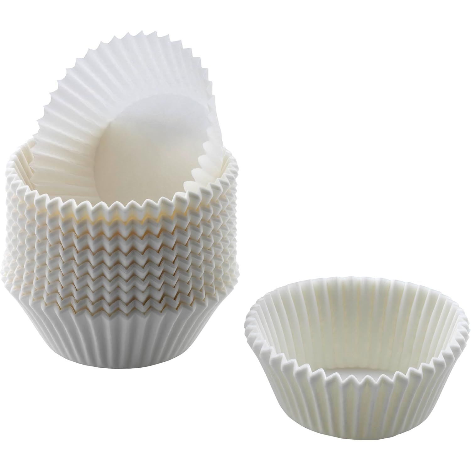 Kaiser Backformen Muffinform KAISER Papierbackform 200 Stück 7cm weiß fettdicht