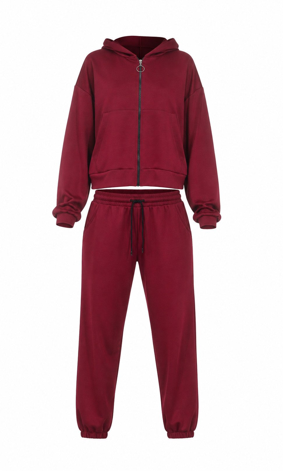 simaranda Jogginganzug Damen Jogginganzug 618 36-42 Weinrot