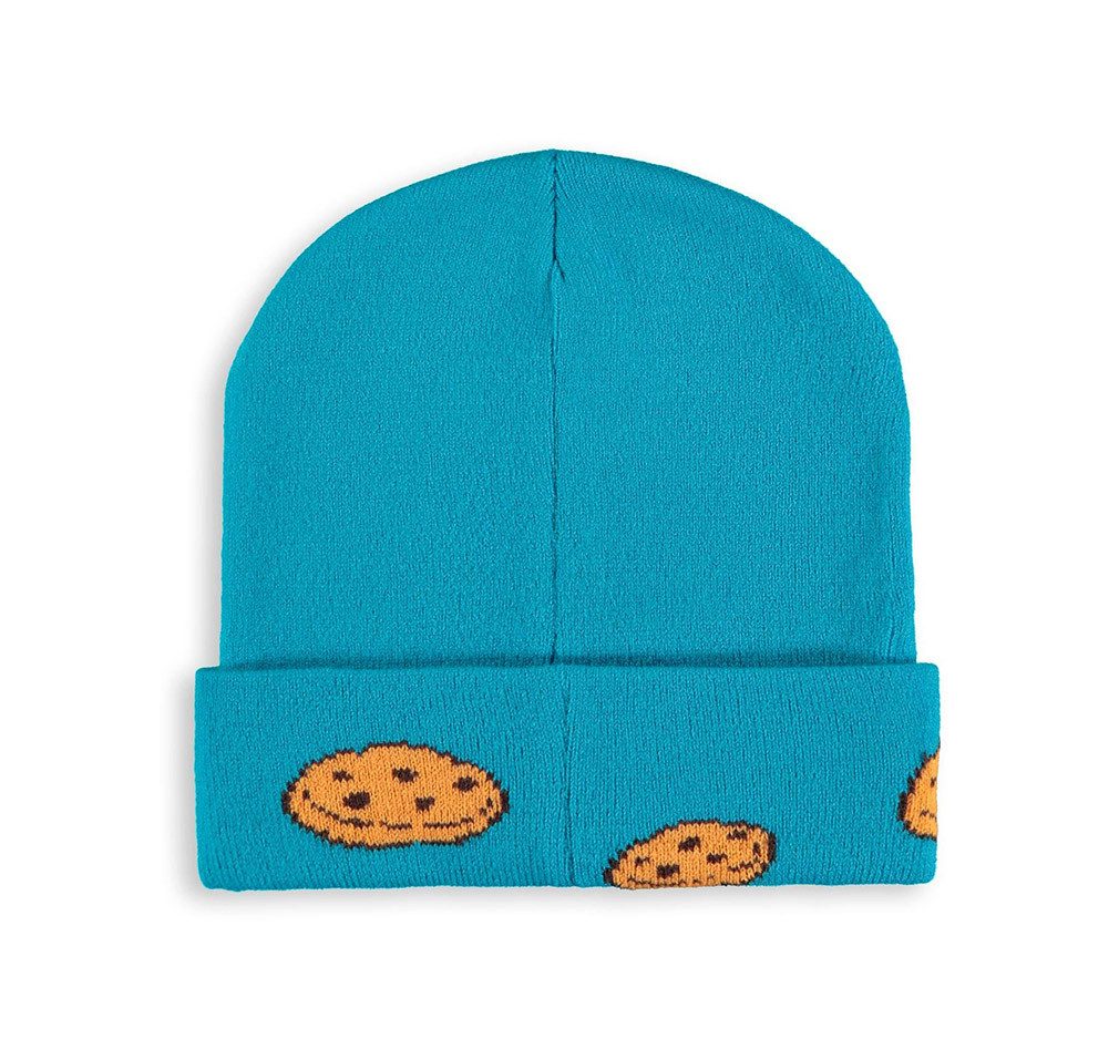 Sesamstrasse Beanie Cookie Monster Beanie Krümmelmonster Strickmütze Wintermütze
