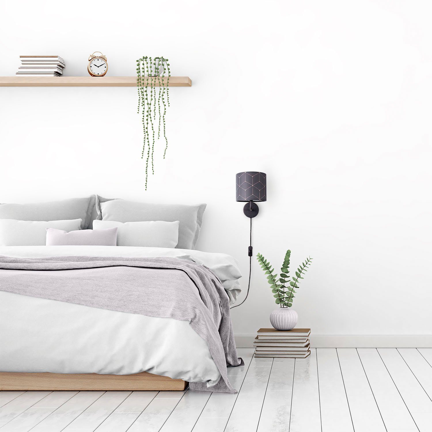 Paco Home Wandleuchte Luca Cube, ohne günstig online kaufen