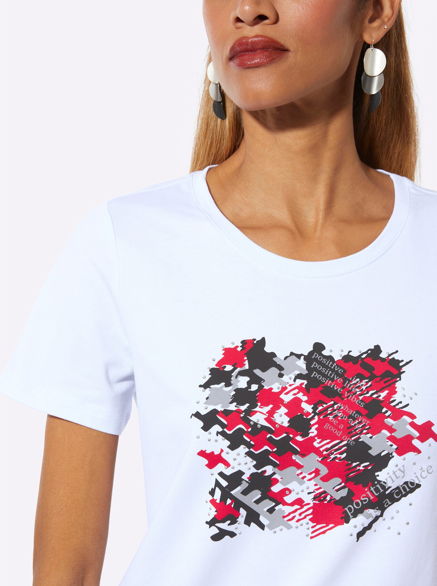 creation L T-Shirt Rundhalsshirt .