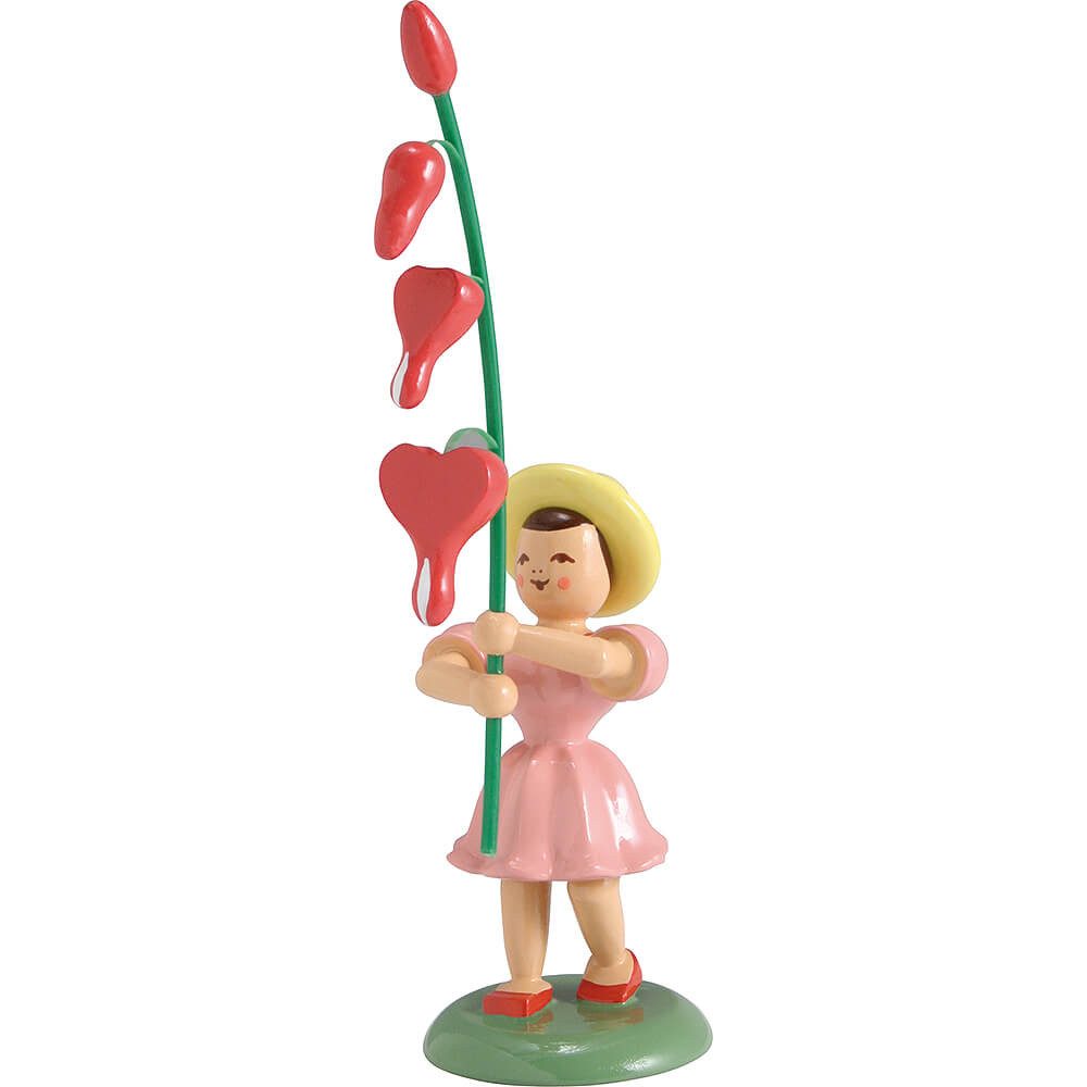 Blank Kunstgewerbe Dekofigur Blumenkind Tränendes Herz, farbig (12cm) von Blank Kunsthandwerk
