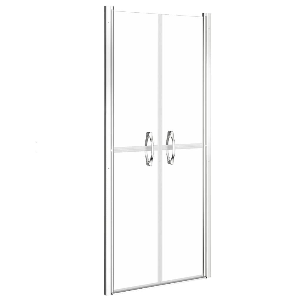 vidaXL Duschwand Duschtür Transparent ESG 91x190 cm