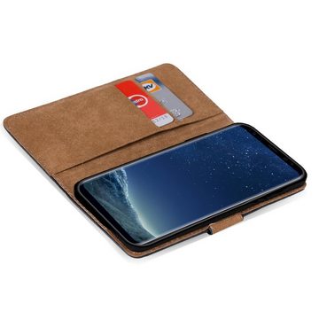 CoolGadget Handyhülle Book Case Handy Tasche für Samsung Galaxy S8 5,8 Zoll, Hülle Klapphülle Flip Cover für Samsung S8 Schutzhülle stoßfest
