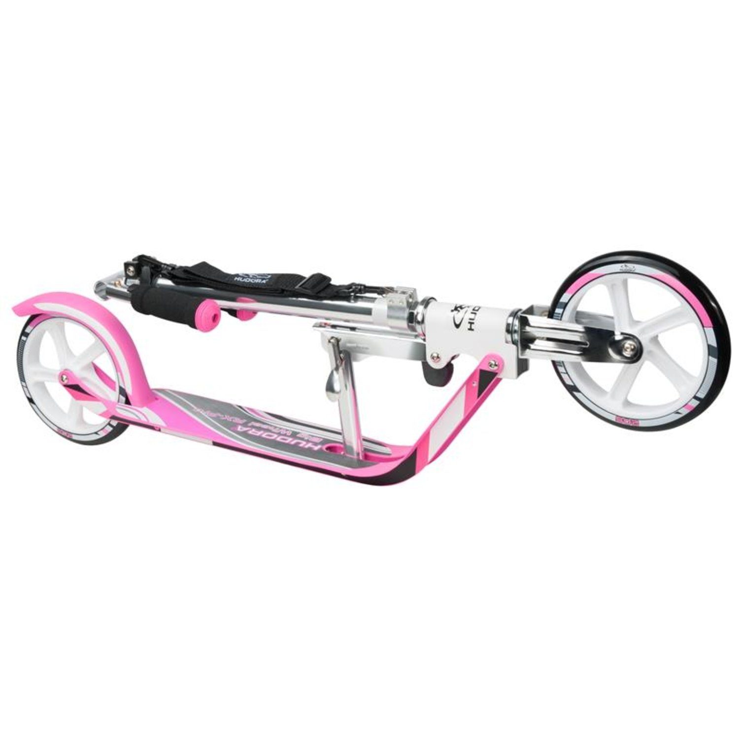 Hudora Scooter 14738/01 Neu Big Wheel Scooter RX-Pro 205, weiß/pink, Neues