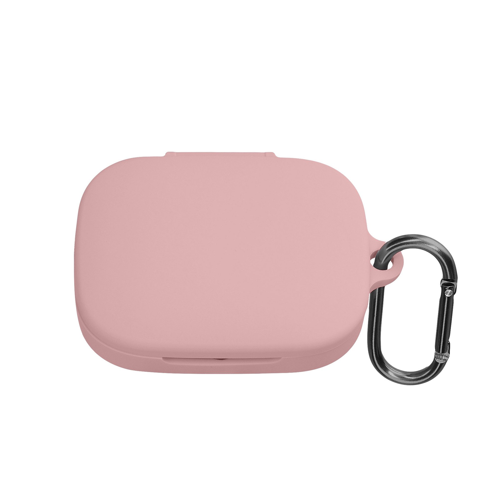 kwmobile Kopfhörer-Schutzhülle Schutzhülle für HONOR Earbuds Open Hülle, TPU Silikon Case für Kopfhörer Ladecase stoßfestes Cover mit Karabiner