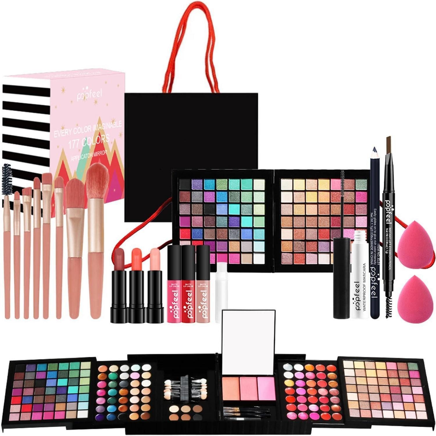 LuxusKollektion Schmink-Set Schminkkoffer Mädchen Geschenkset Kosmetik BOX007A