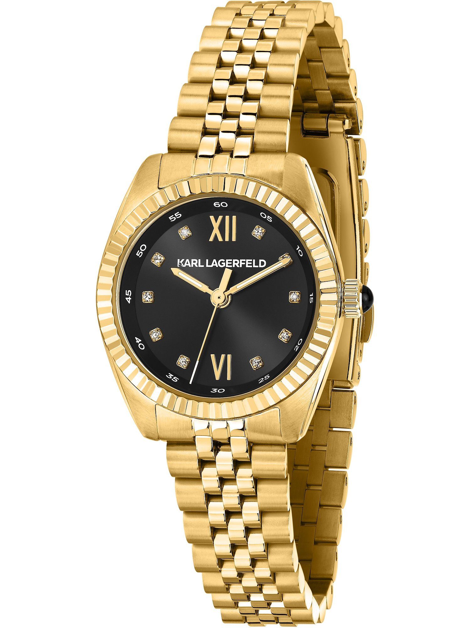 KARL LAGERFELD Quarzuhr Karl Lagerfeld Damen-Uhren Analog Quarz, Klassikuhr