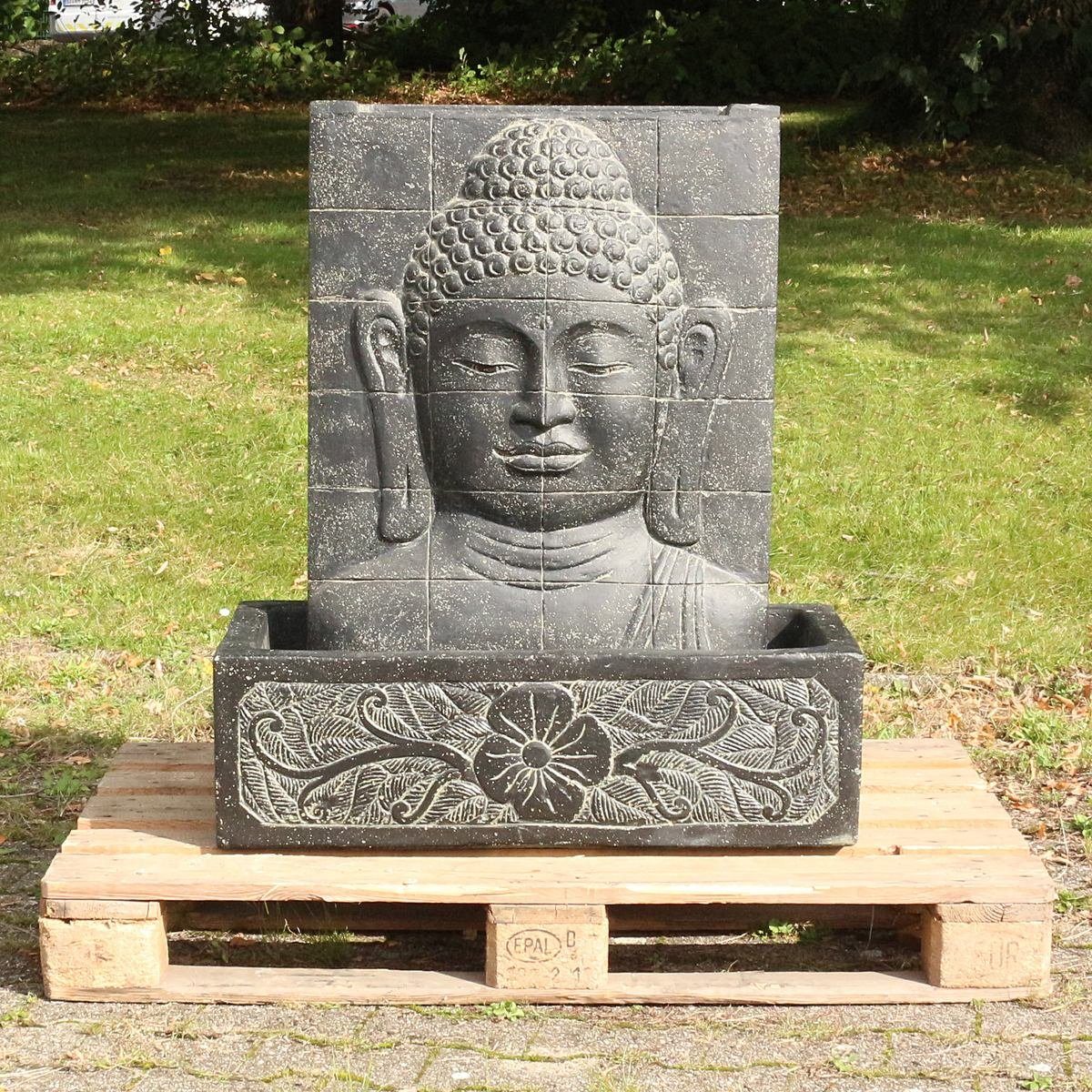 Oriental Galerie Dekofigur Buddha Brunnen Relief Garten Figur