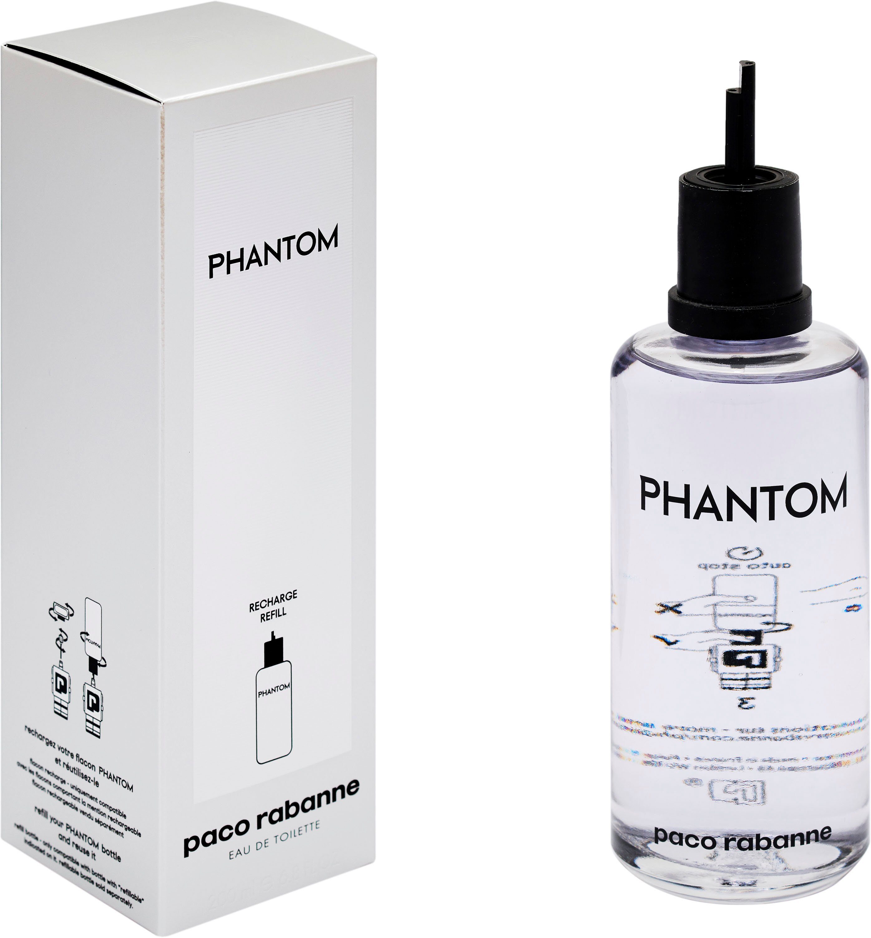 Toilette rabanne paco PHANTOM Eau de Refill