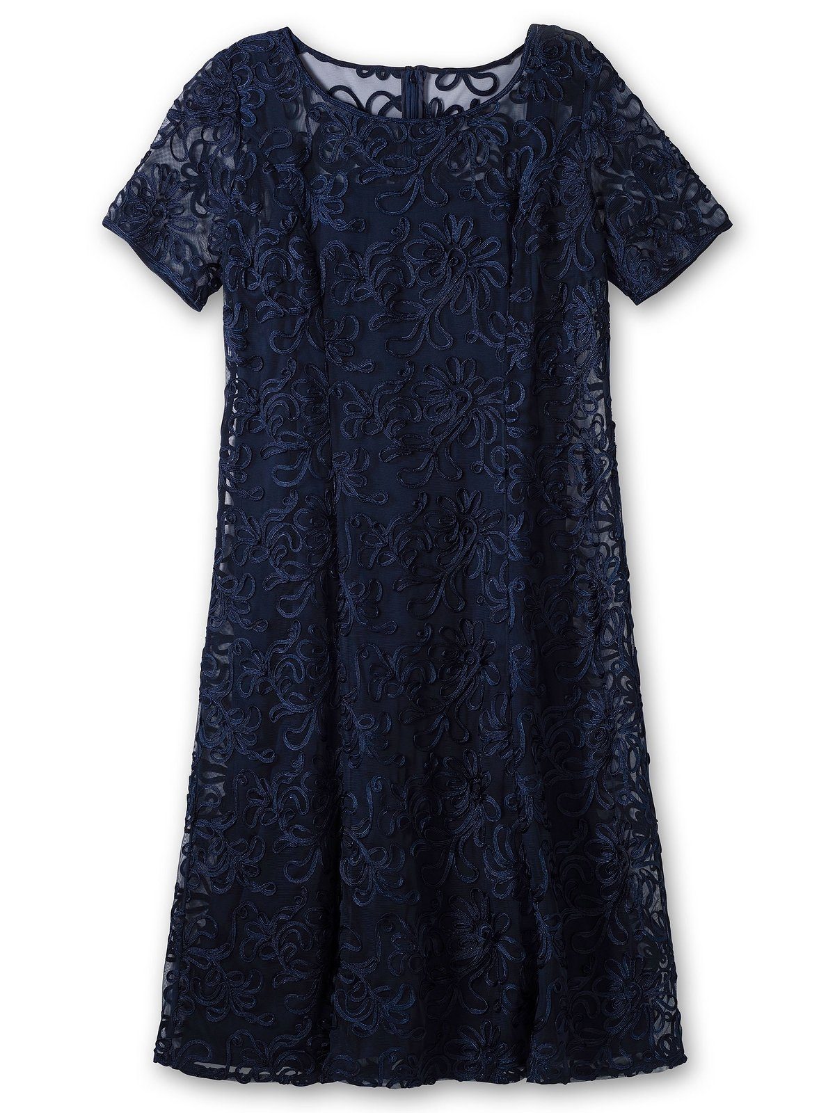 Sheego Abendkleid Große Größen mit dekorativen Zierborten