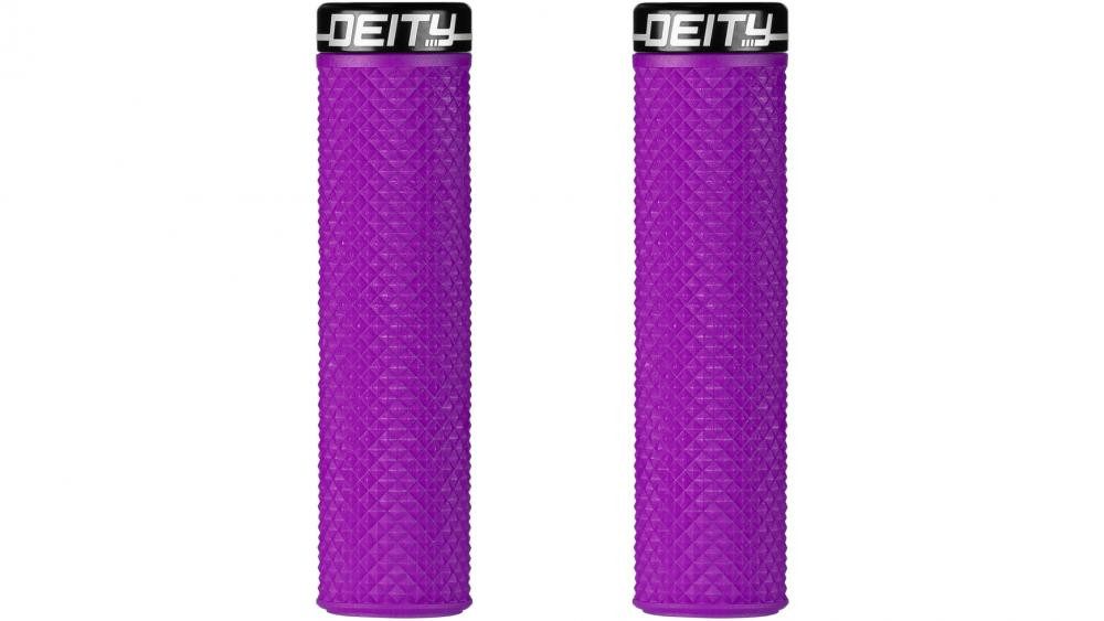 Deity Fahrradlenker Deity Supracush Lock-On Lenkergriffe lila (133 mm, Außendurchmesser 34