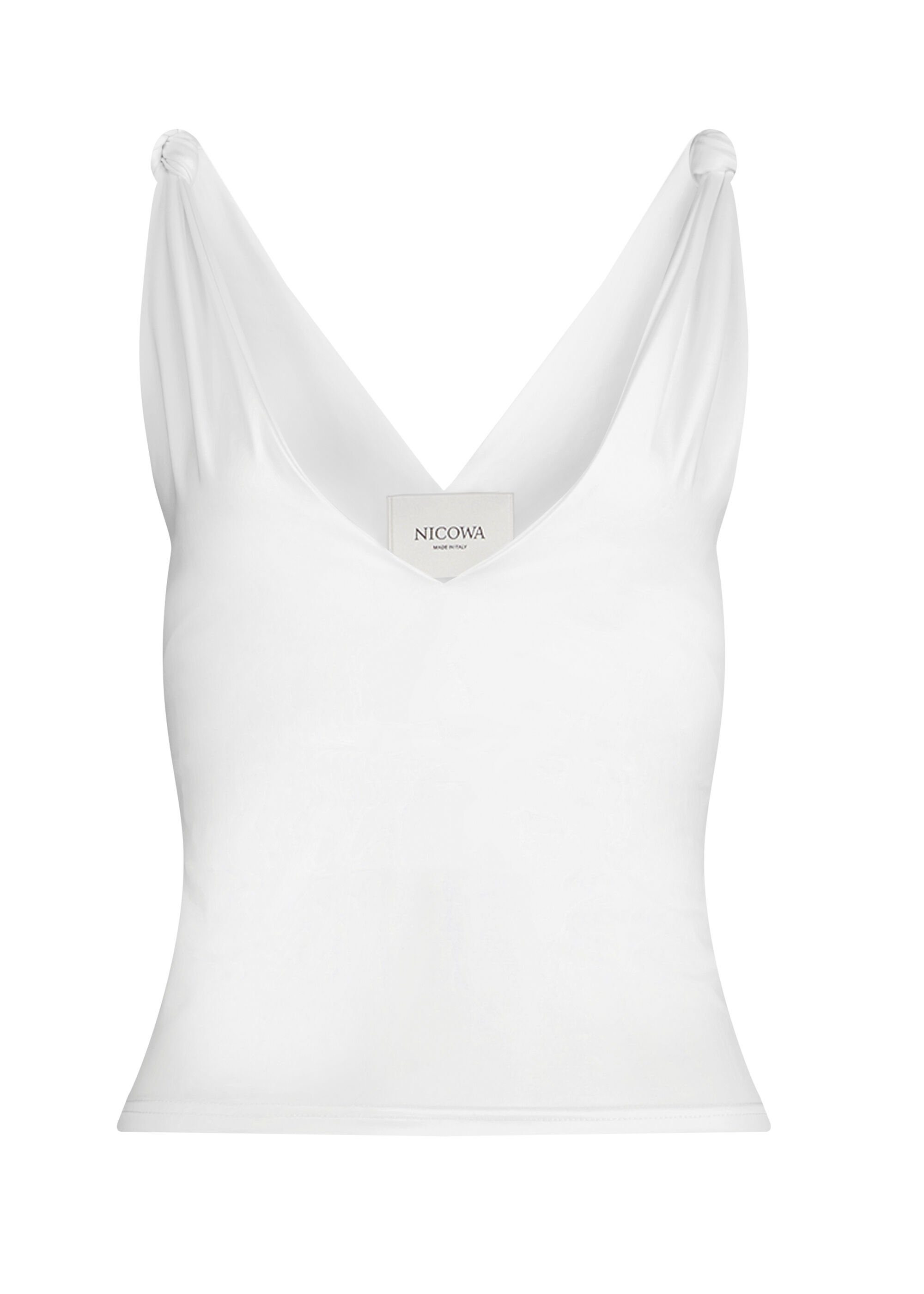 Nicowa Shirttop NODOWIA (1-tlg) mit Knotendetail