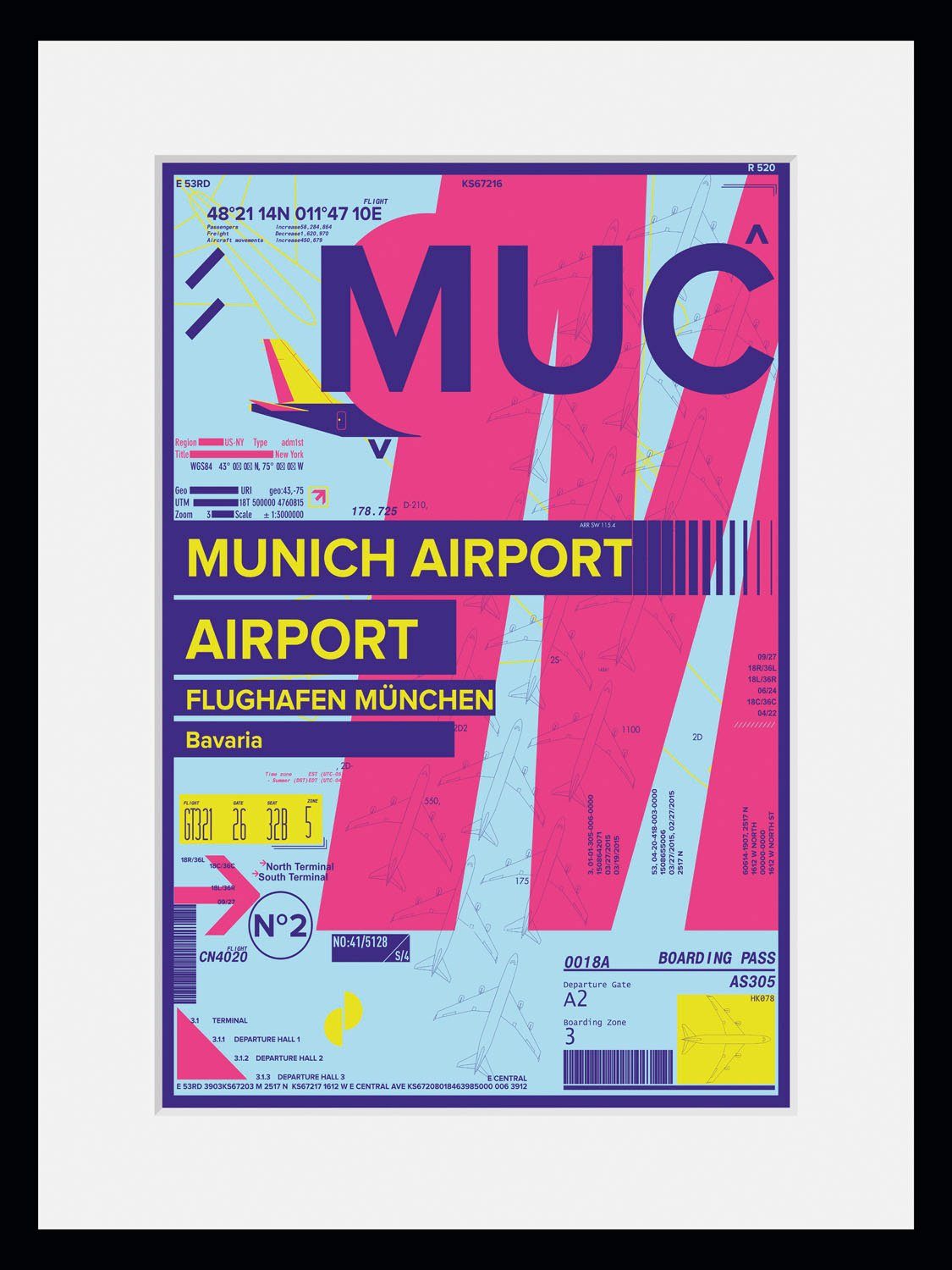 MUC Bild (1 Flugzeuge queence St) AIRPORT,