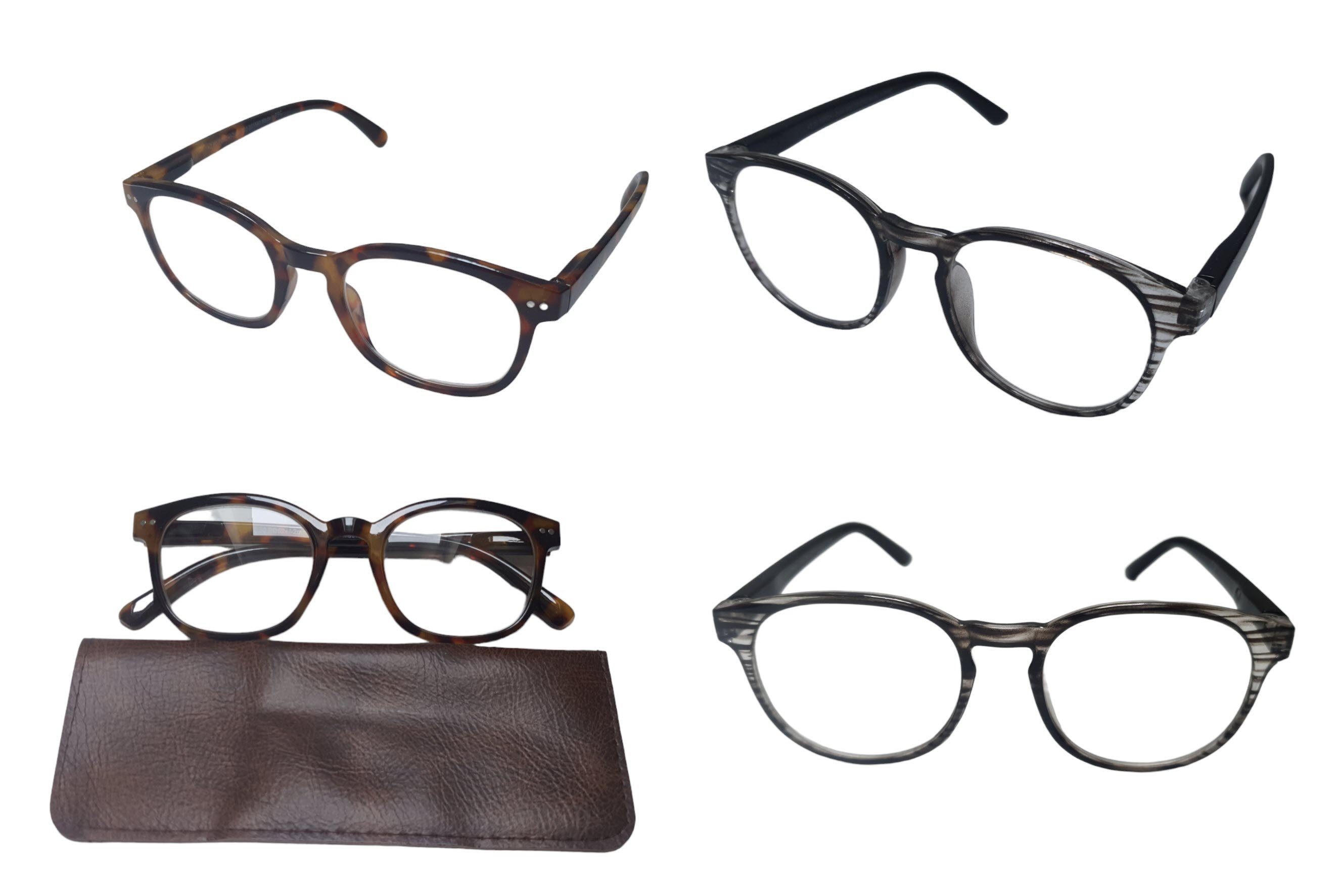 Lesebrille Mit Volllupen-Schutz – 1 Oder 2 Paar – UV400, Getönt – Ideal Für Werkstatt, Labor & Hobby