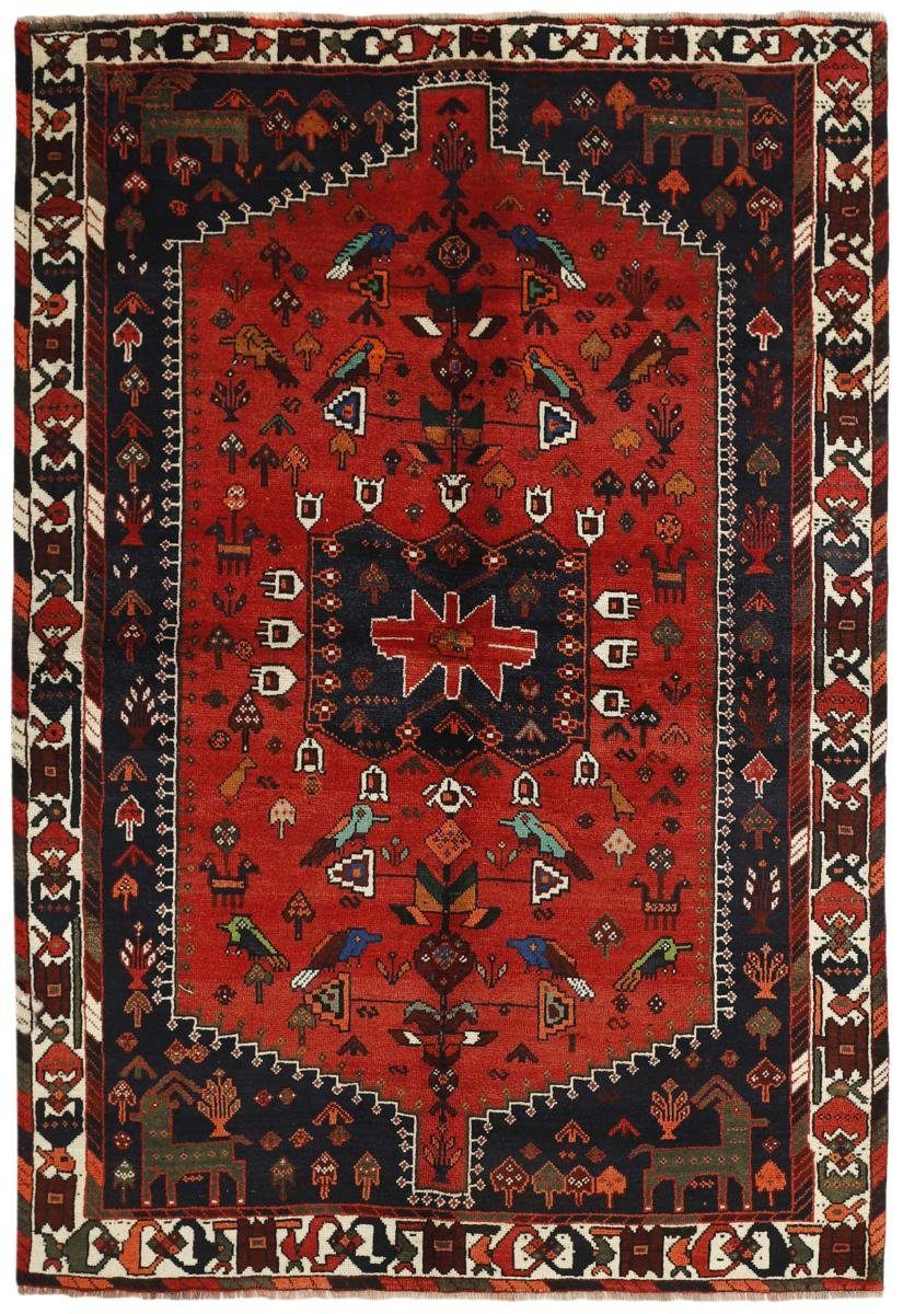 Orientteppich Shiraz 174x250 Handgeknüpfter Orientteppich / Perserteppich, Nain Trading, rechteckig, Höhe: 10 mm