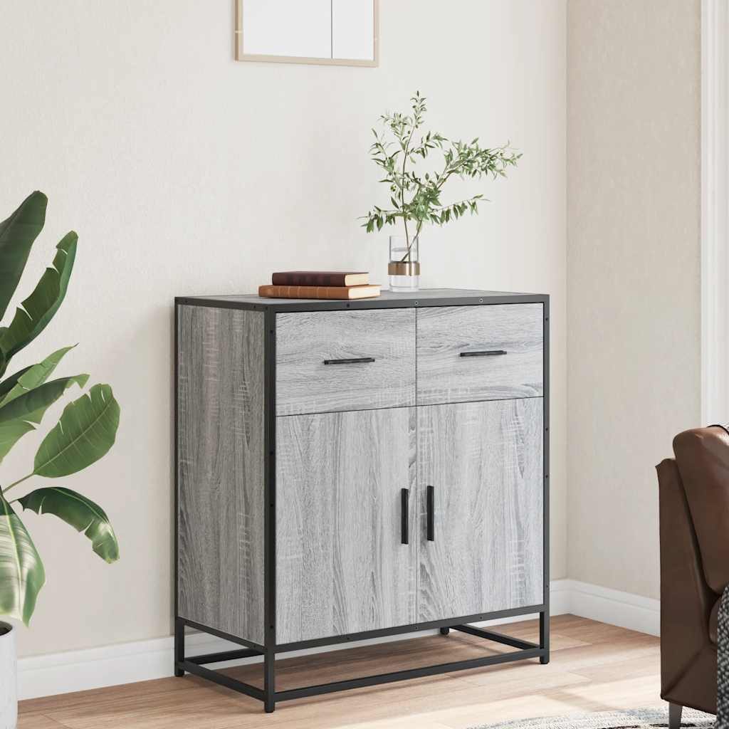 vidaXL Sideboard Sideboard Grau Sonoma 68x35x76 günstig online kaufen