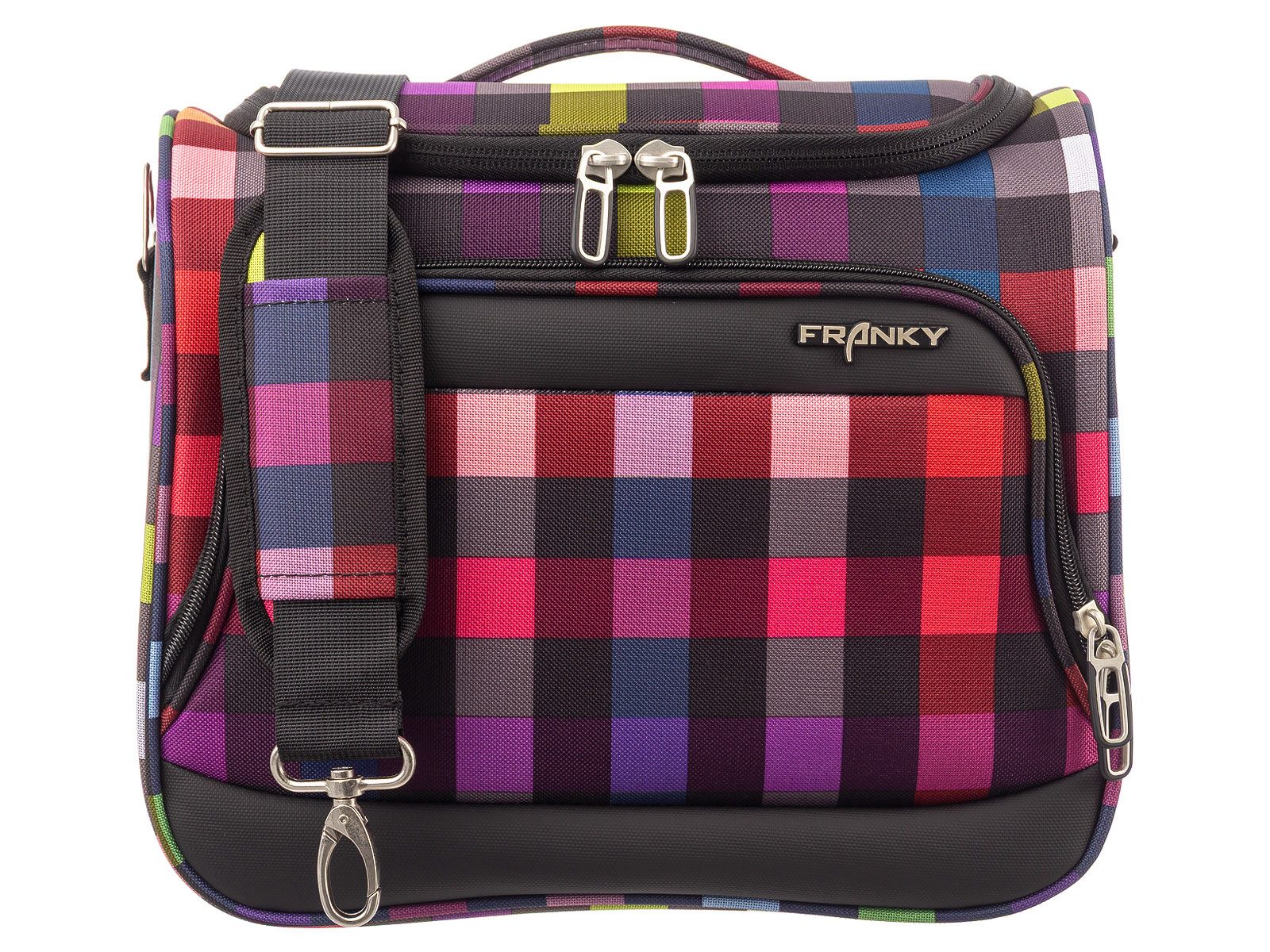 Franky Beautycase Beautycase T27-F Weichgepäck Reisegpäck (1-tlg), Trolleyaufsteckfunktion