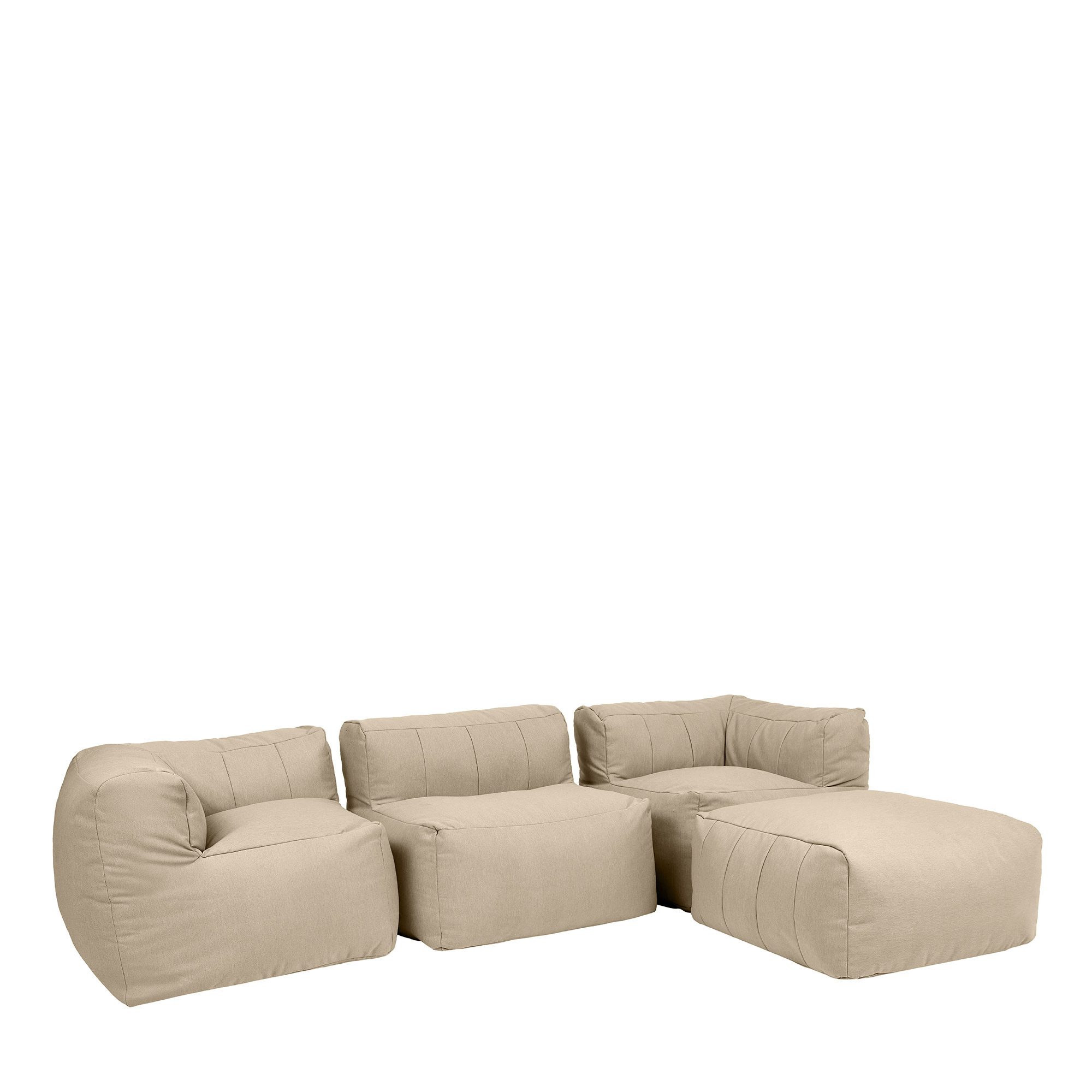 icon Gartenlounge-Set Modulares Outdoorsofa 4 Stück günstig online kaufen