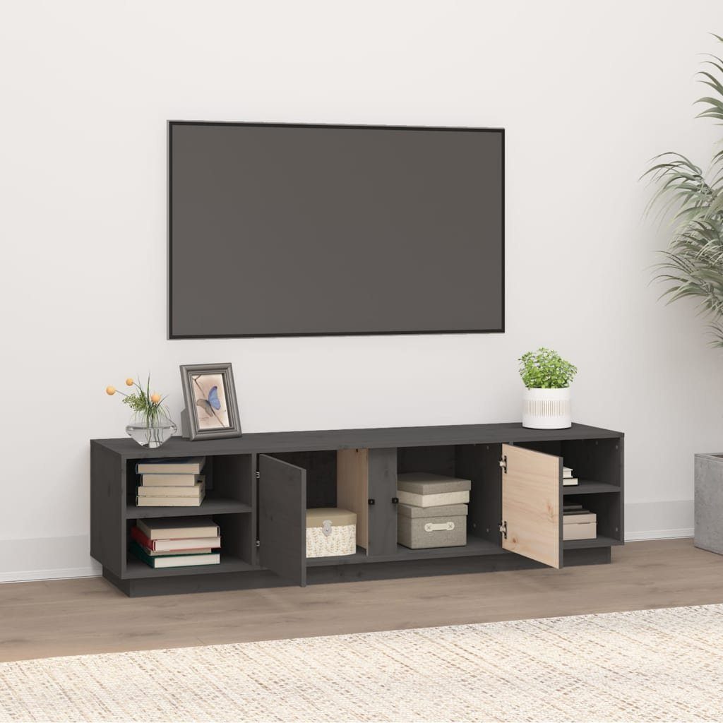 vidaXL TV-Schrank TV-Schrank Grau 156x40x40 cm günstig online kaufen