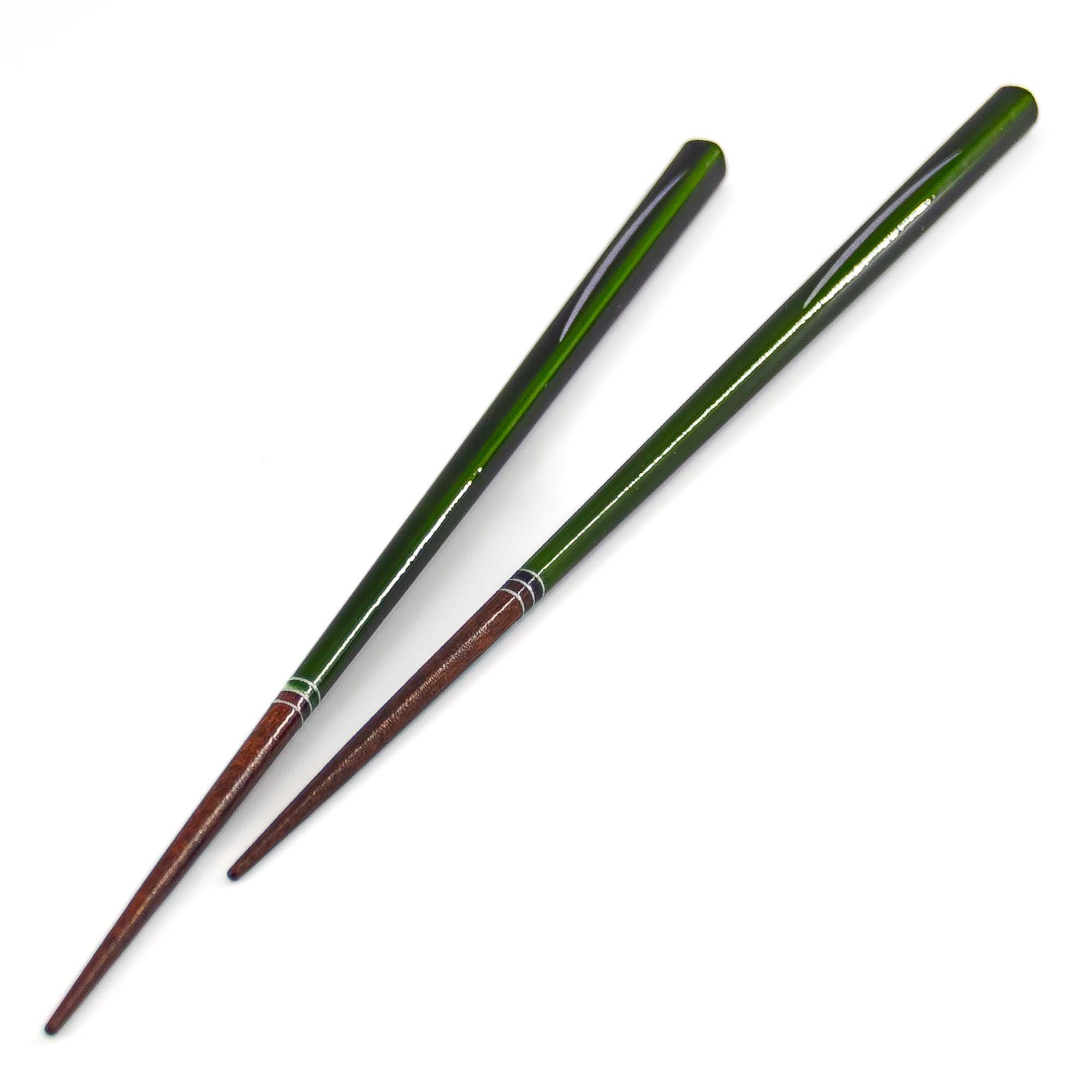 Essstäbchen YUMIKOMACHI Hashi Essstäbchen Grün Rotbraun Grau