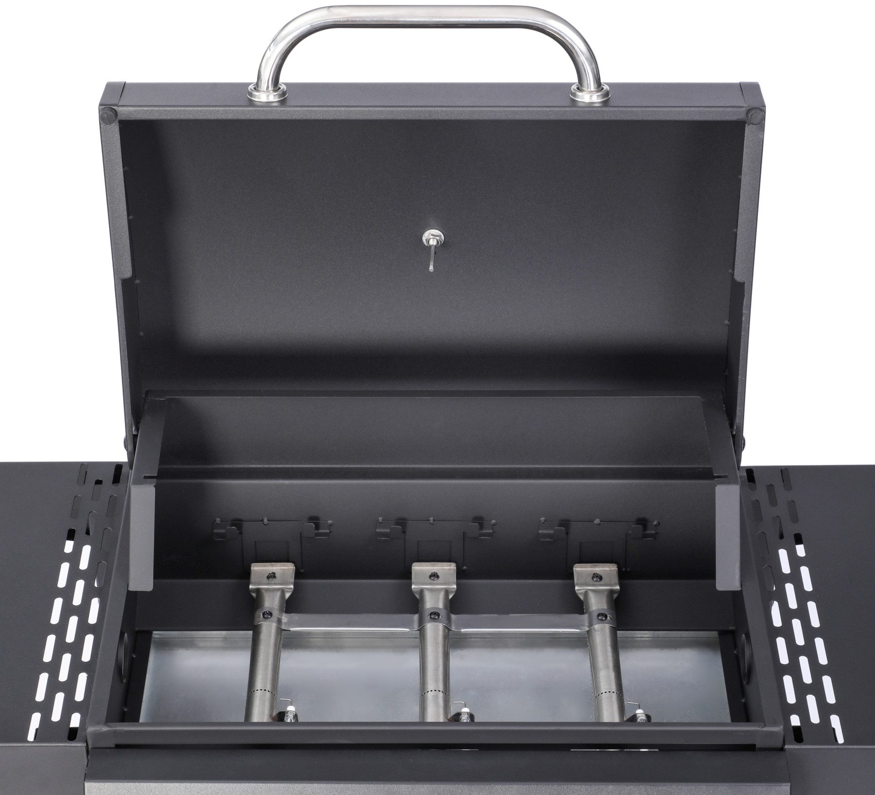 El Fuego Gasgrill San Jose 3 Brenner, mit gusseisernem Grillrost – Bild 5 von 5