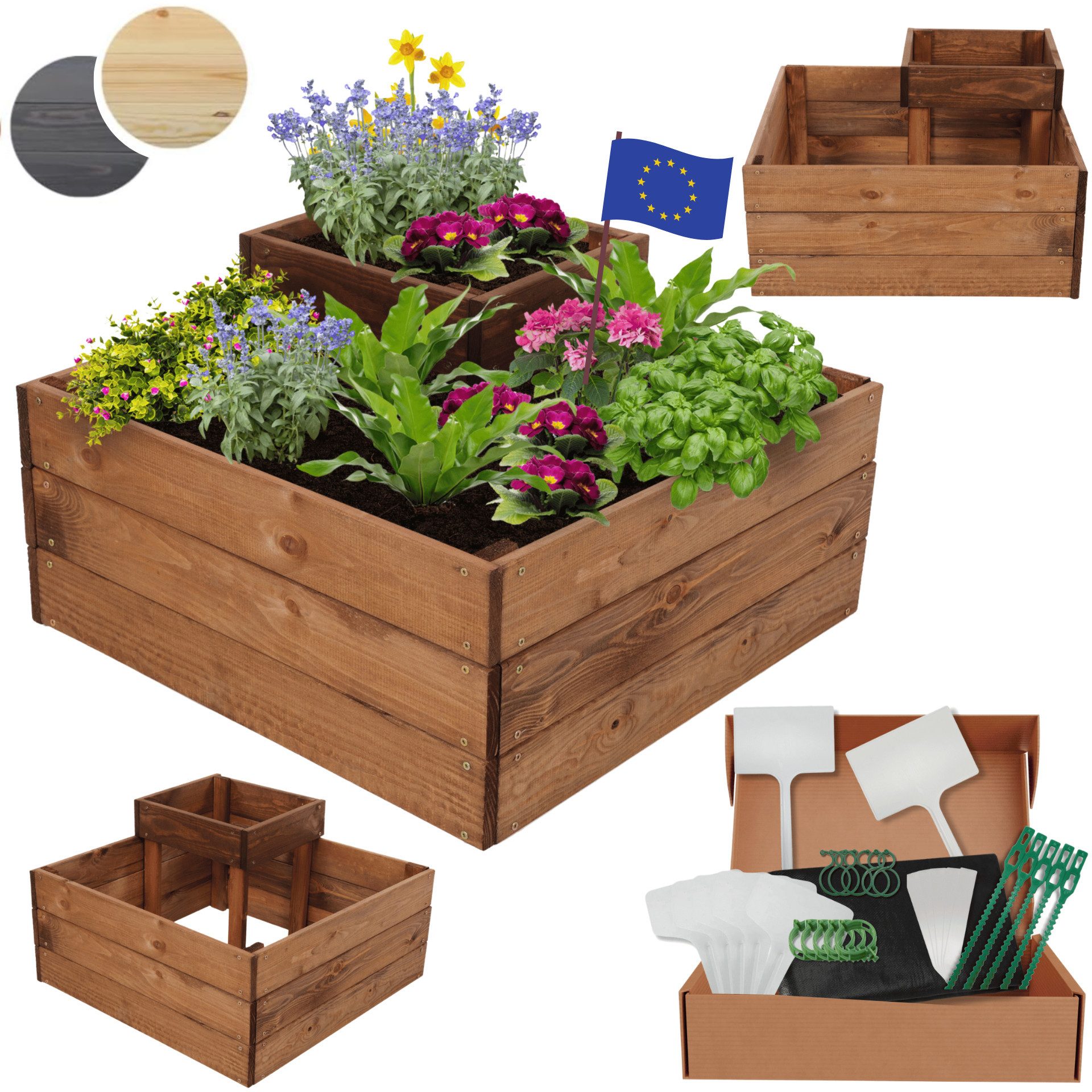 Modo24 Hochbeet ZP08 Kräuterbeet, Gartenbeet, Pflanzkasten, günstig online kaufen