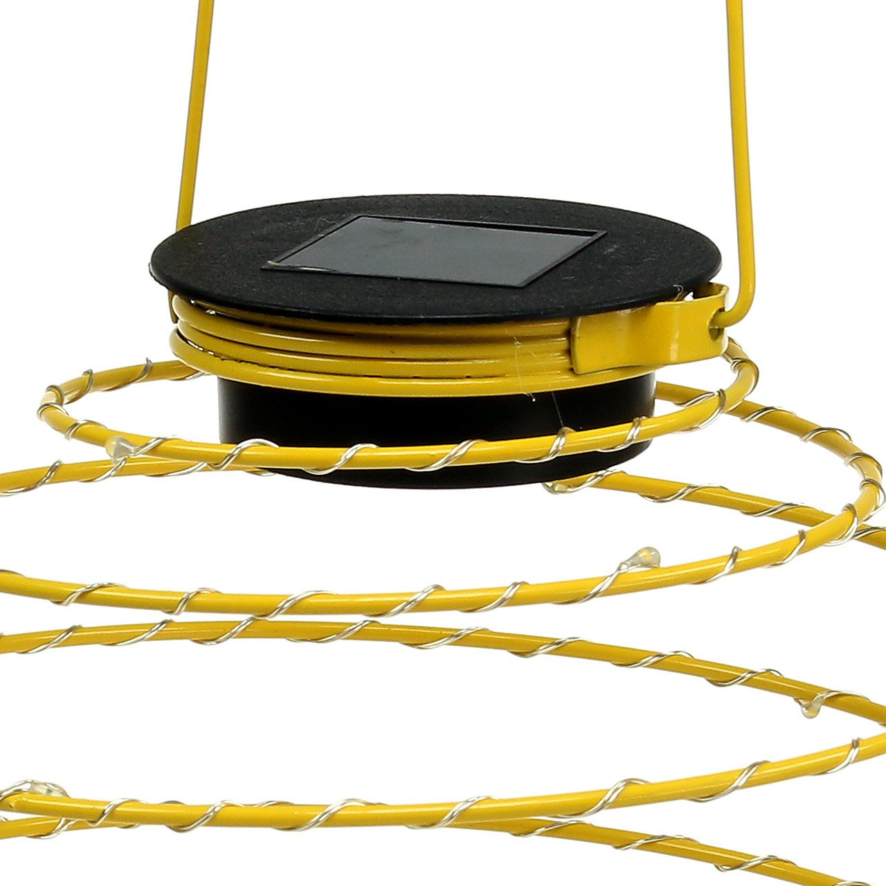 Viana Windlicht Solar Gartenleuchte Gelb 22cm günstig online kaufen