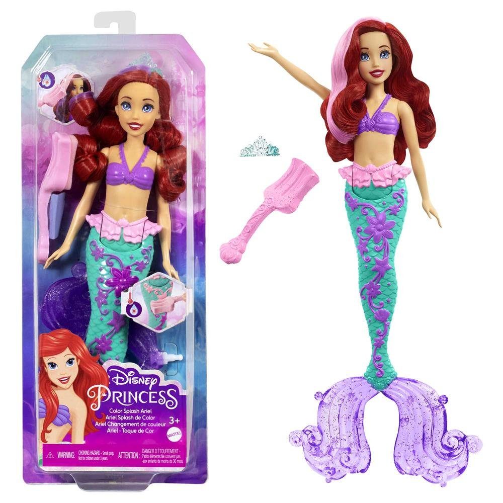 Mattel® Meerjungfrauenpuppe Disney Princess Arielle, mit Farbwechsel Disney Prinzessin