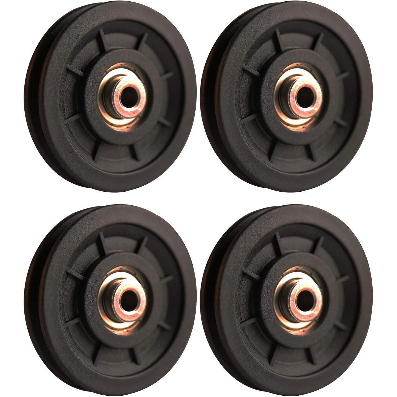 LuxusKollektion Umlenkrolle Seilrolle Umlenkrolle Riemenscheibe 90mm Ersatzteil Garagentor 4 Stück