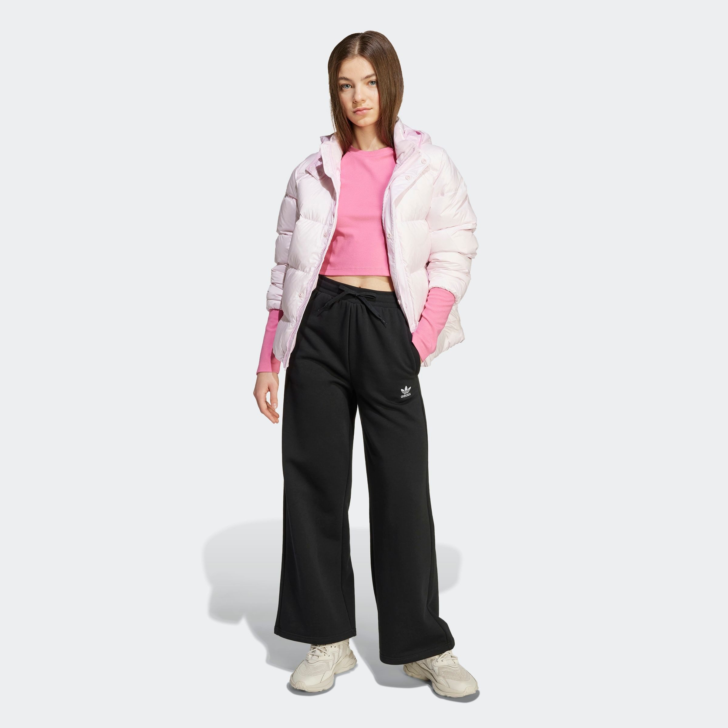 adidas Originals Sporthose, WEITES BEIN für Kinder und Teens, lockerer Schnitt, mit Kordelverschluss – Bild 4 von 5