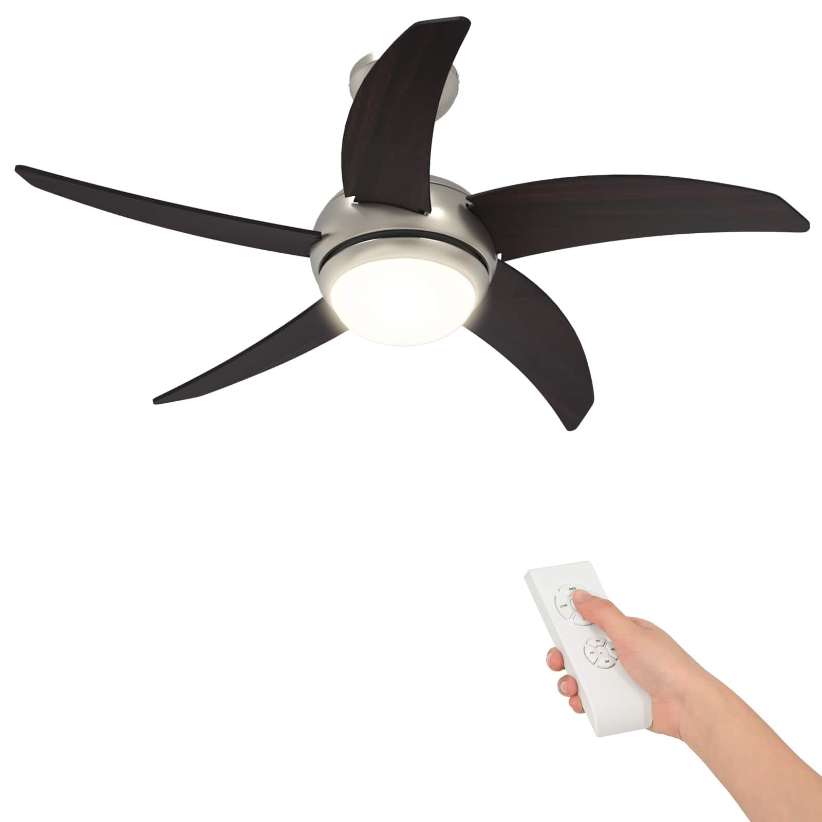 Deckenventilator 110 cm Deckenventilator mit Licht und Fernbedienung Ø 110 cm